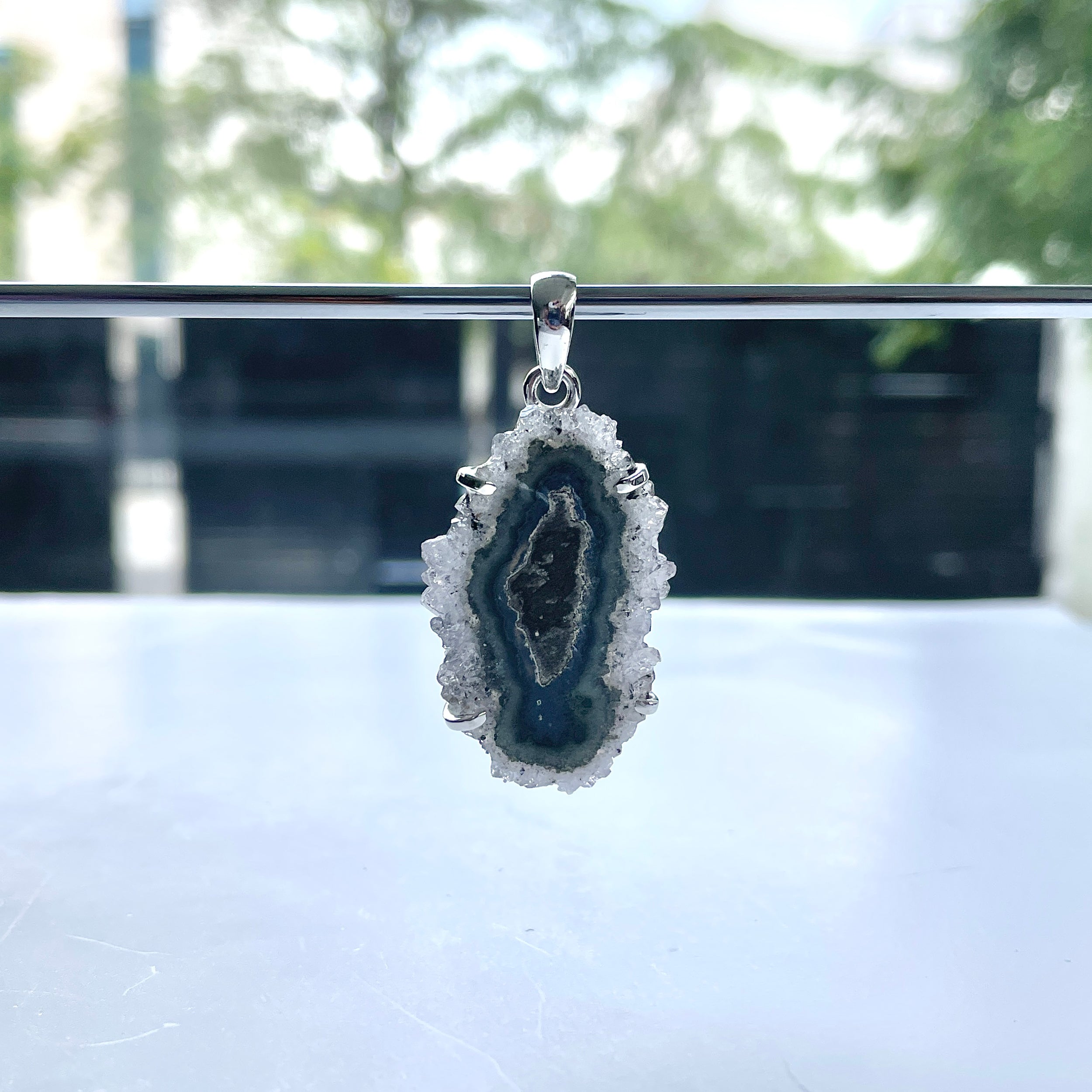 Amethyst Stalactite Pendant-(ASL-P-230.)