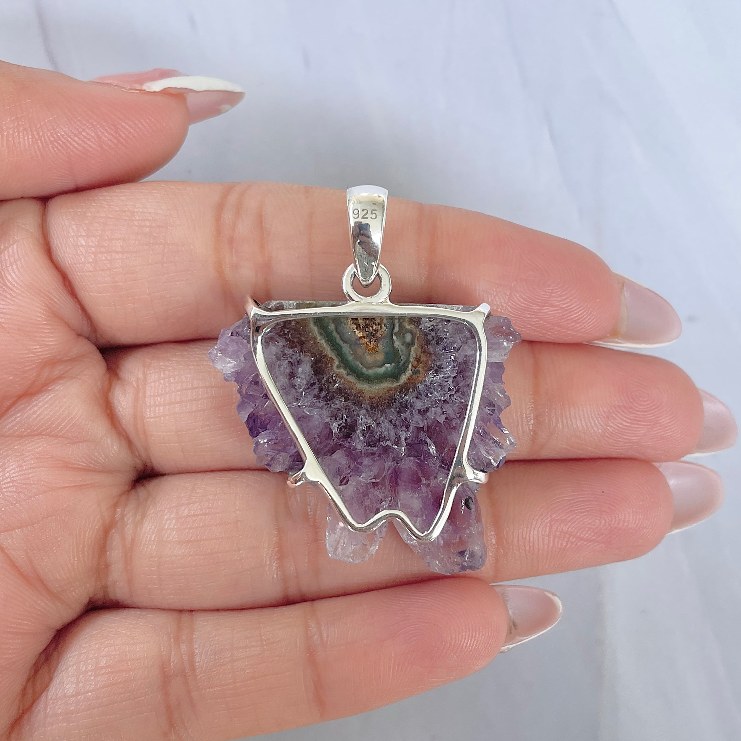 Amethyst Stalactite Pendant-(ASL-P-232.)