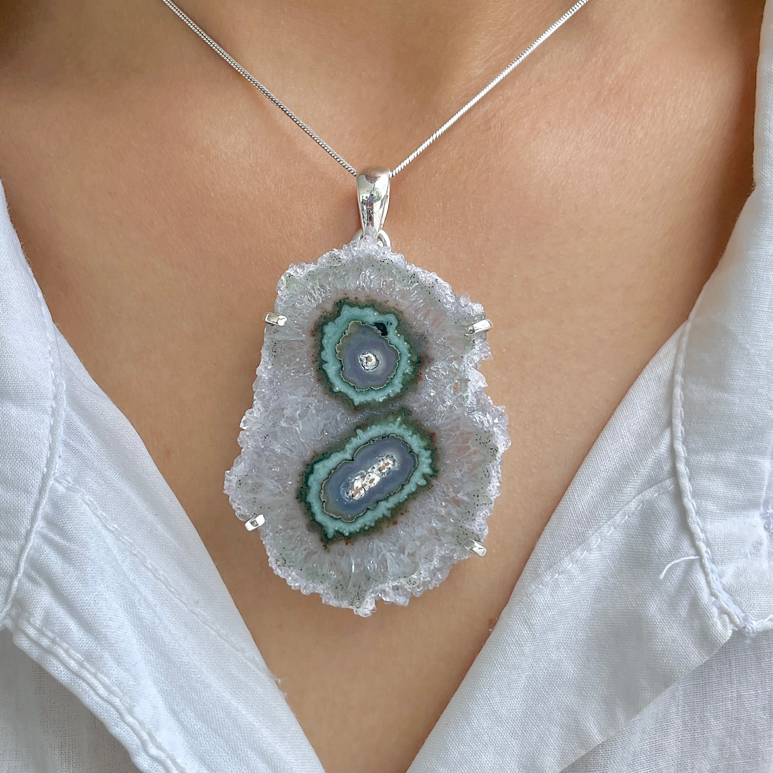 Amethyst Stalactite Pendant-(ASL-P-233.)