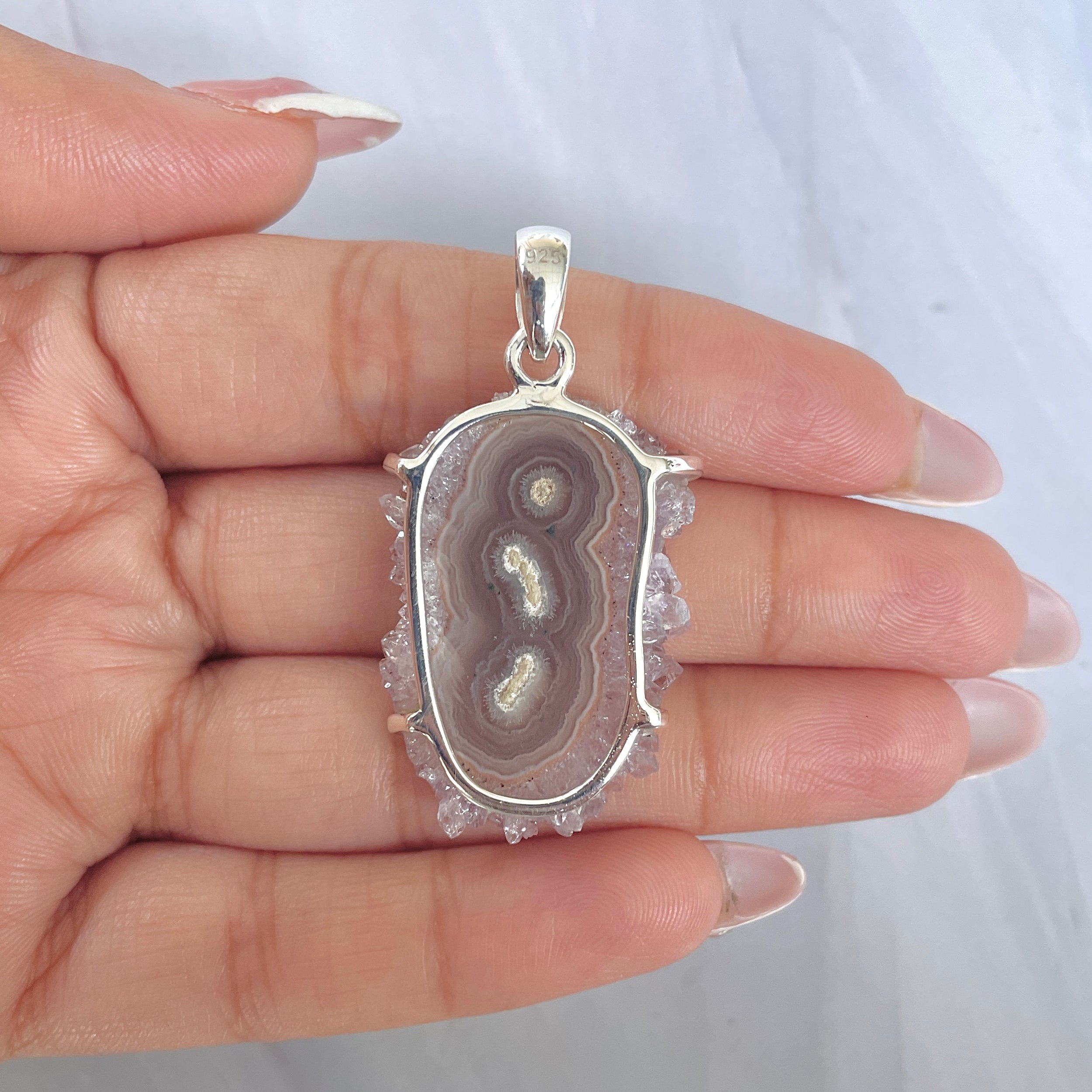 Amethyst Stalactite Pendant-(ASL-P-234.)