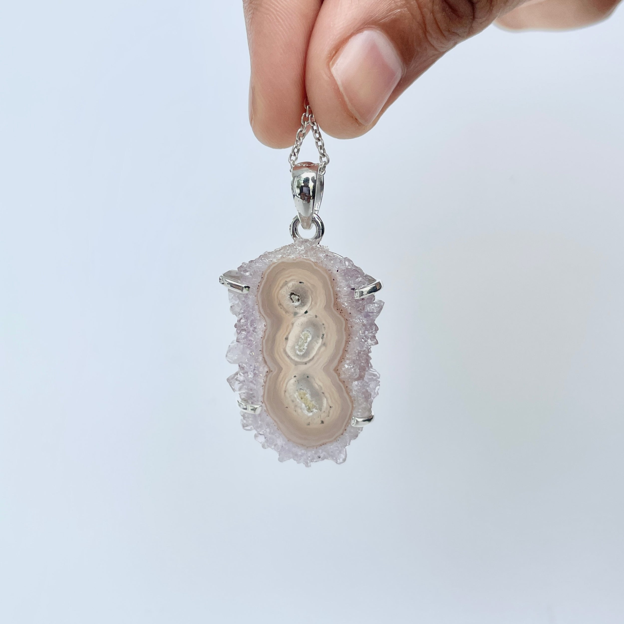 Amethyst Stalactite Pendant-(ASL-P-234.)