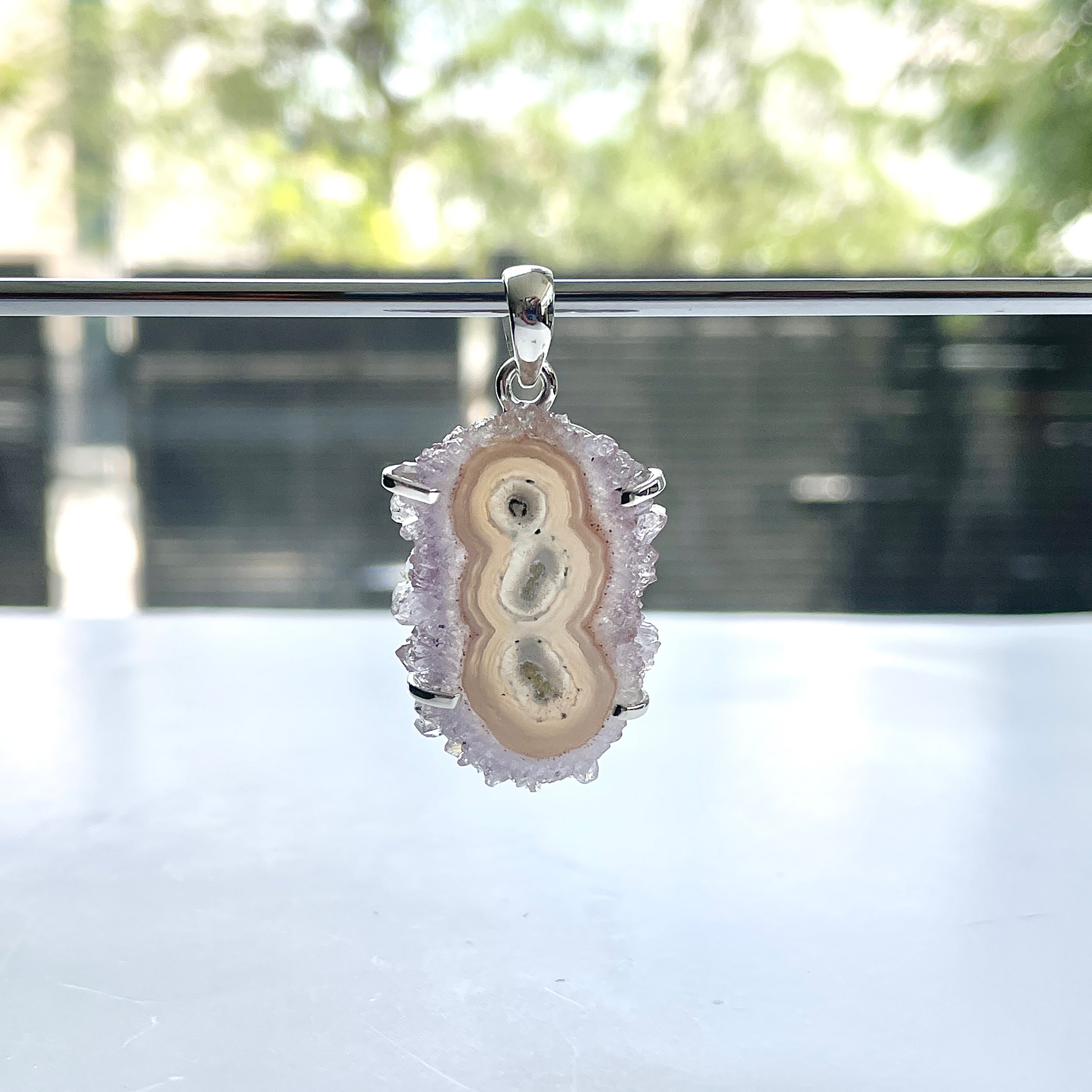 Amethyst Stalactite Pendant-(ASL-P-234.)