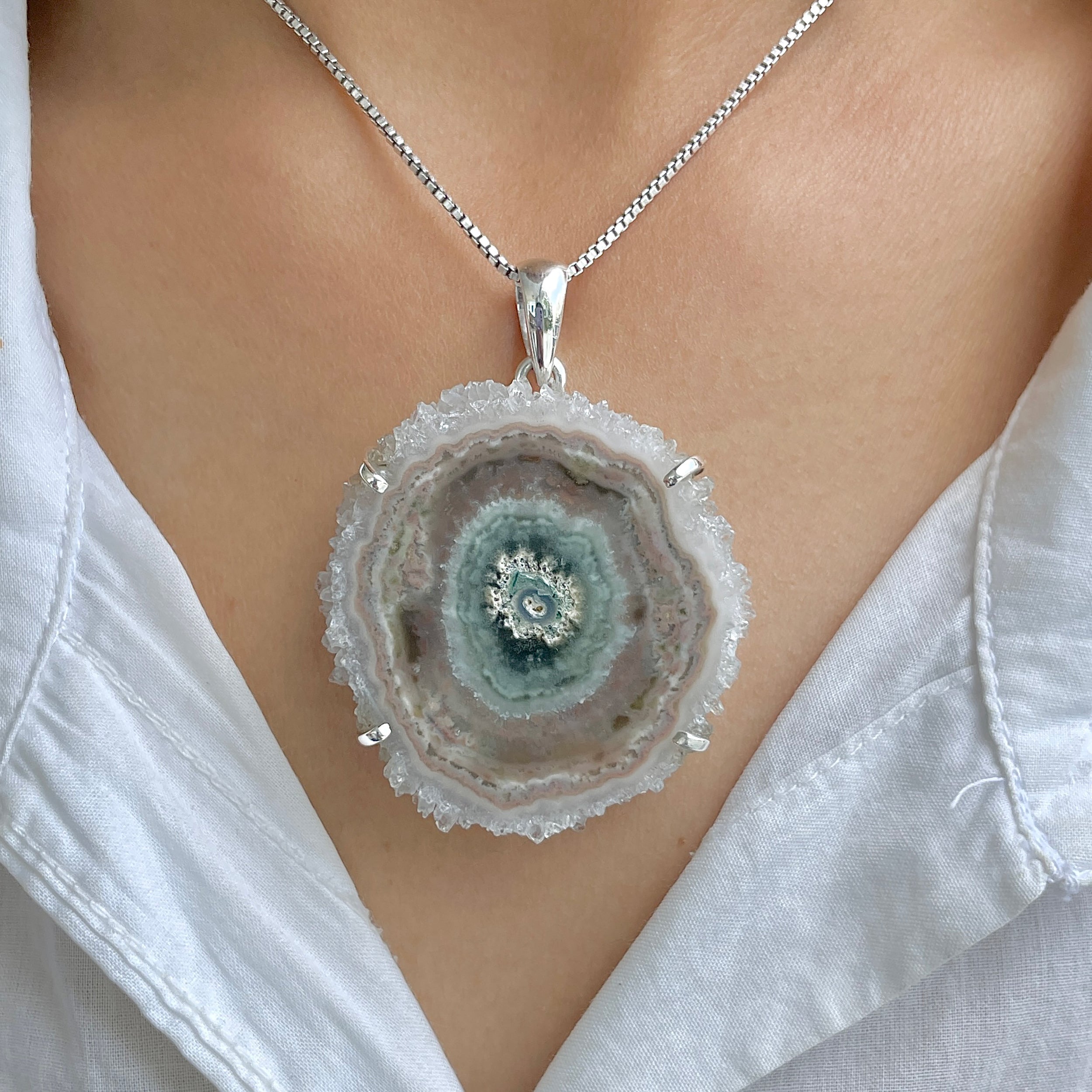 Amethyst Stalactite Pendant-(ASL-P-235.)