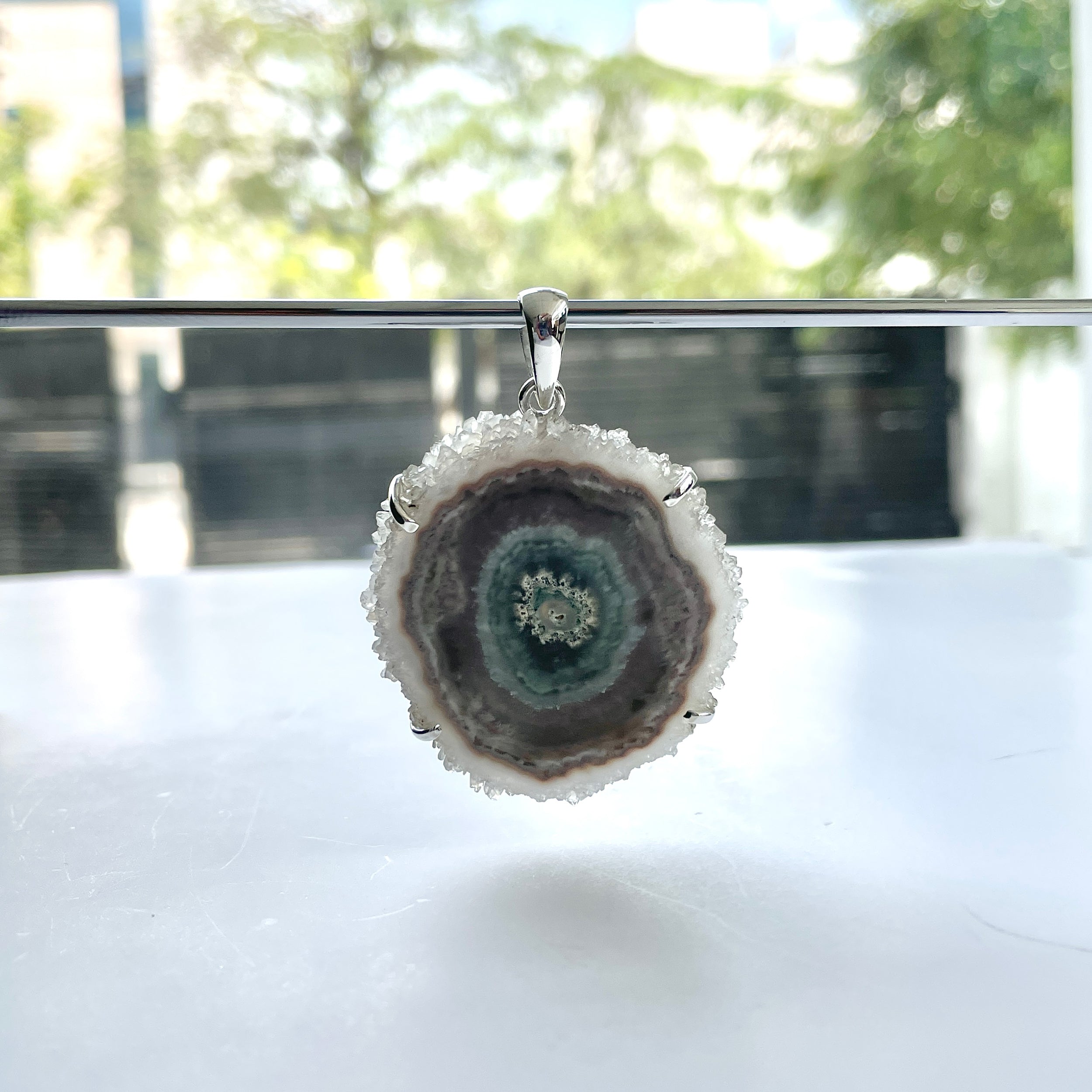 Amethyst Stalactite Pendant-(ASL-P-235.)