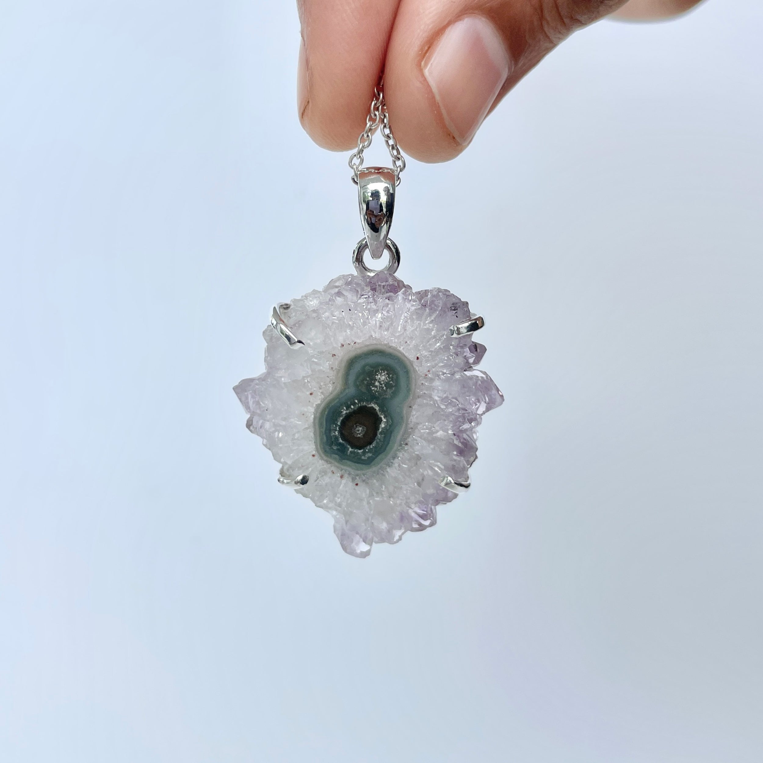 Amethyst Stalactite Pendant-(ASL-P-236.)
