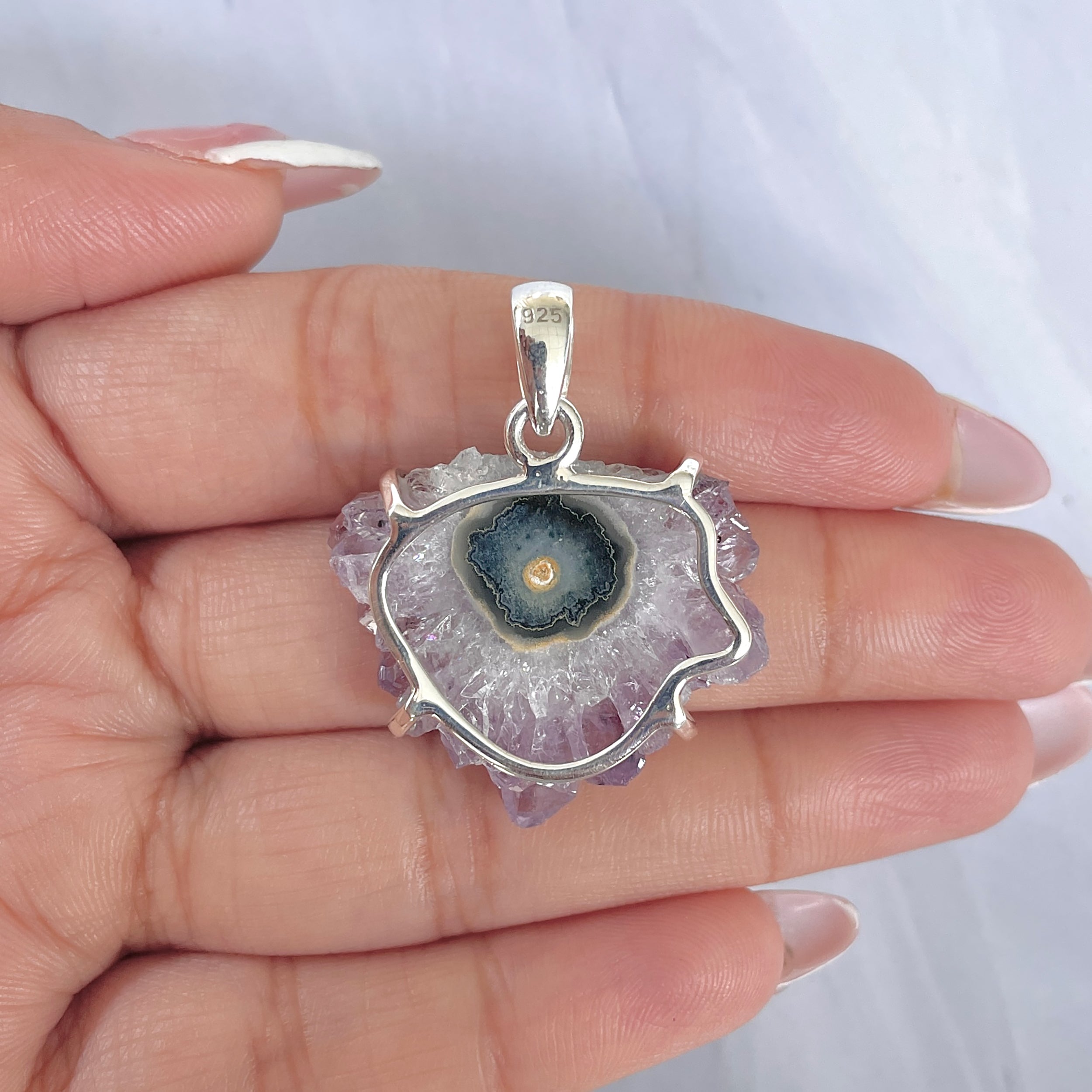 Amethyst Stalactite Pendant-(ASL-P-239.)