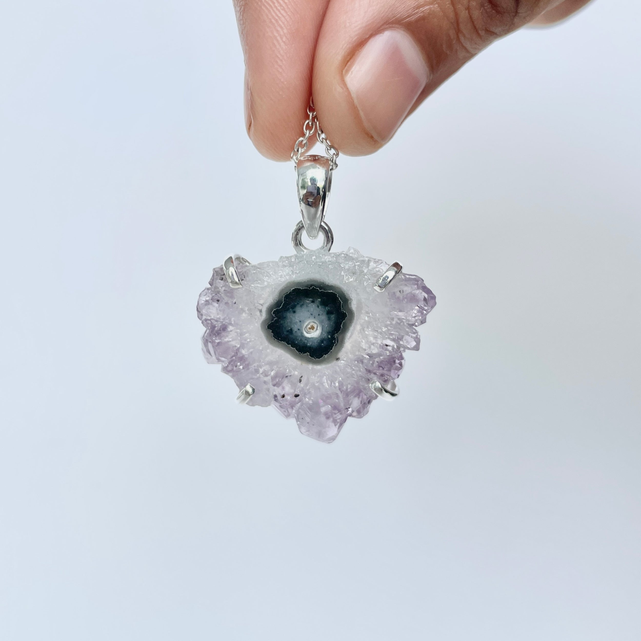 Amethyst Stalactite Pendant-(ASL-P-239.)