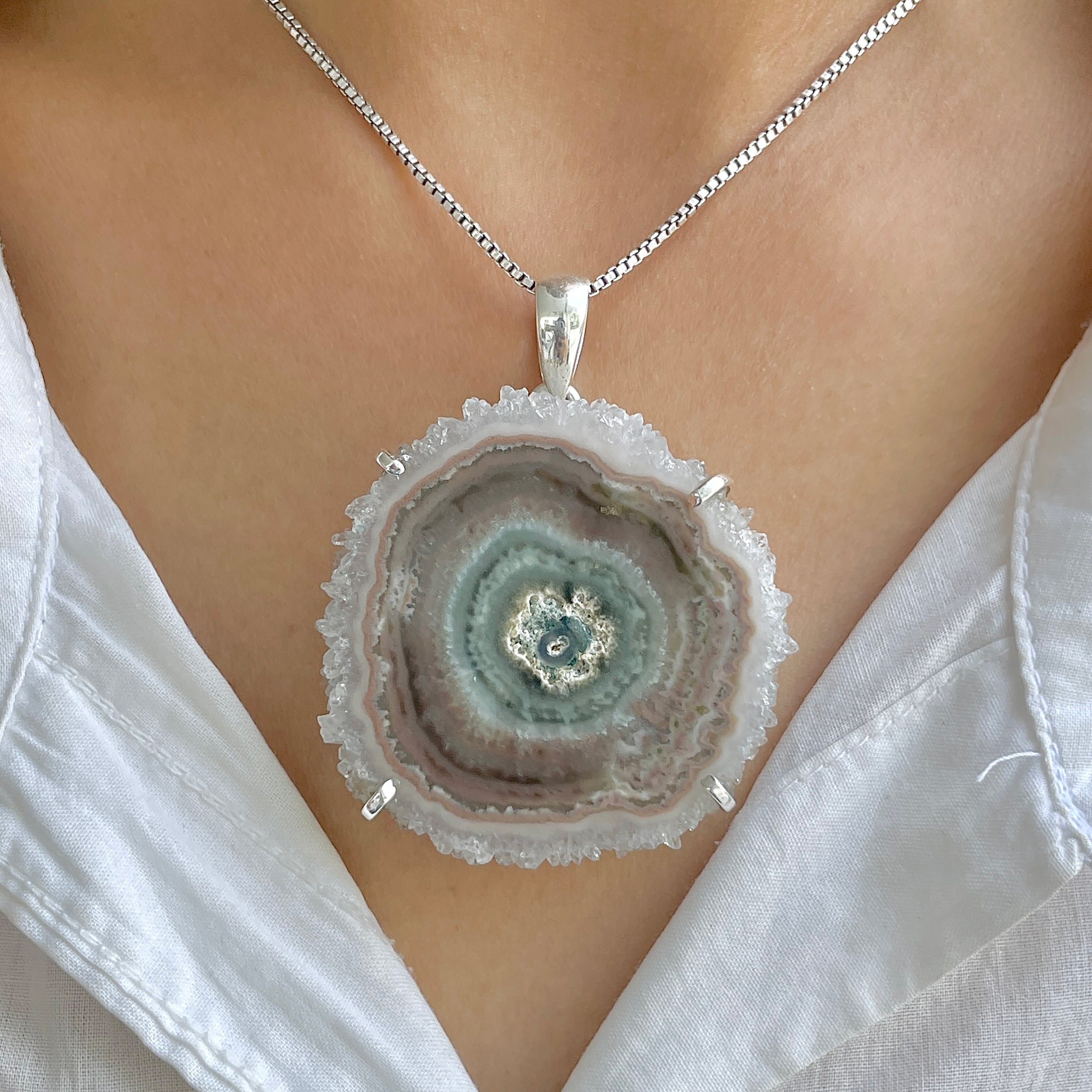 Amethyst Stalactite Pendant-(ASL-P-241.)