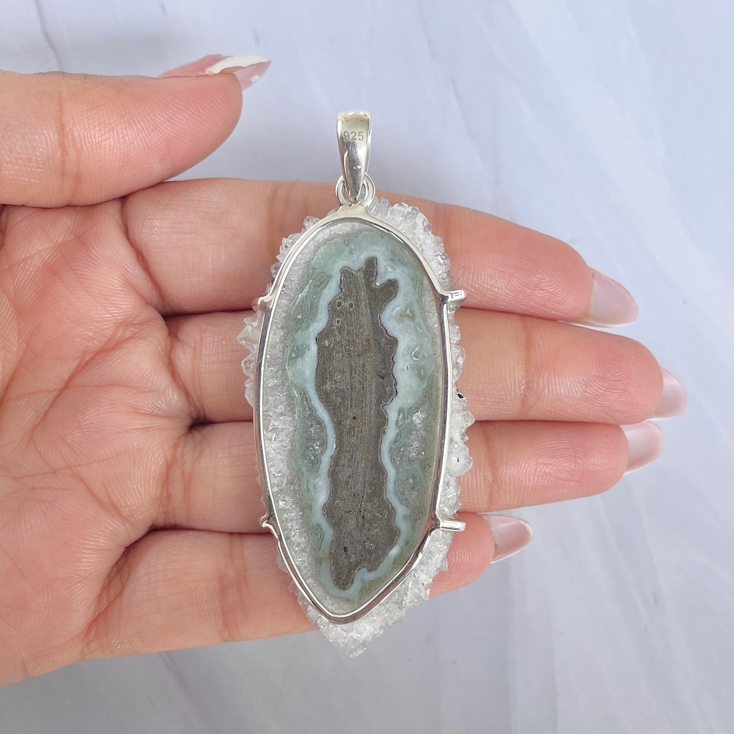 Amethyst Stalactite Pendant-(ASL-P-243.)