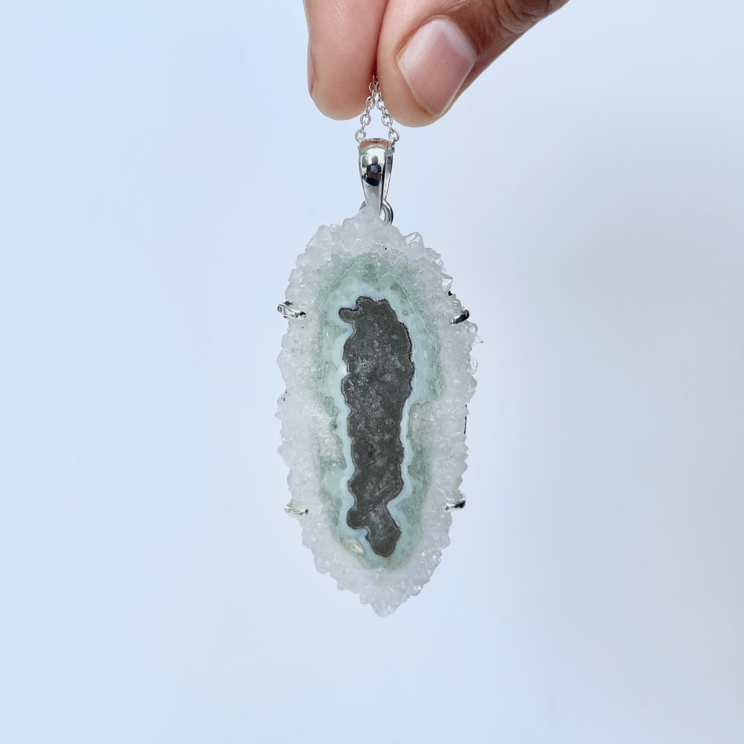 Amethyst Stalactite Pendant-(ASL-P-243.)