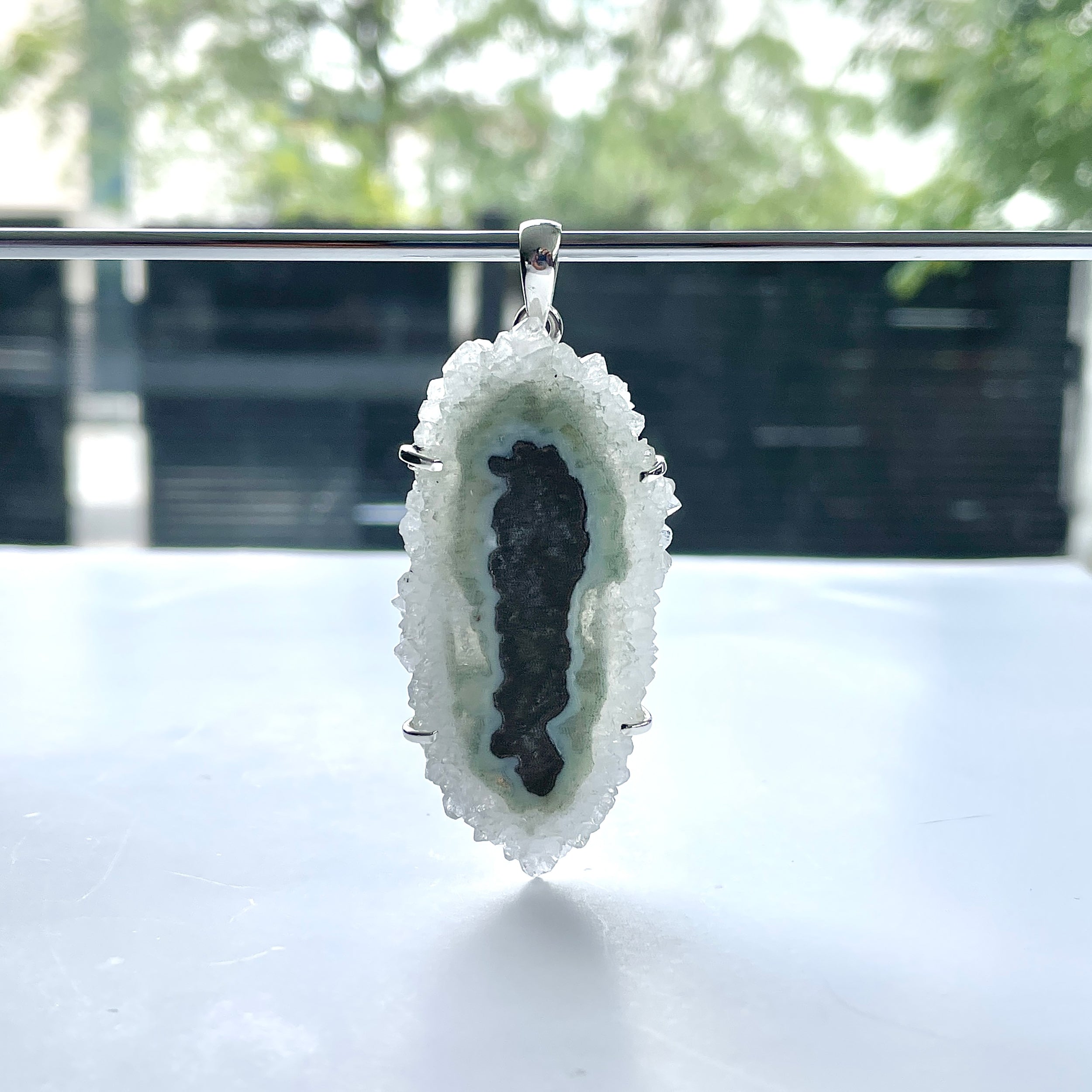 Amethyst Stalactite Pendant-(ASL-P-243.)