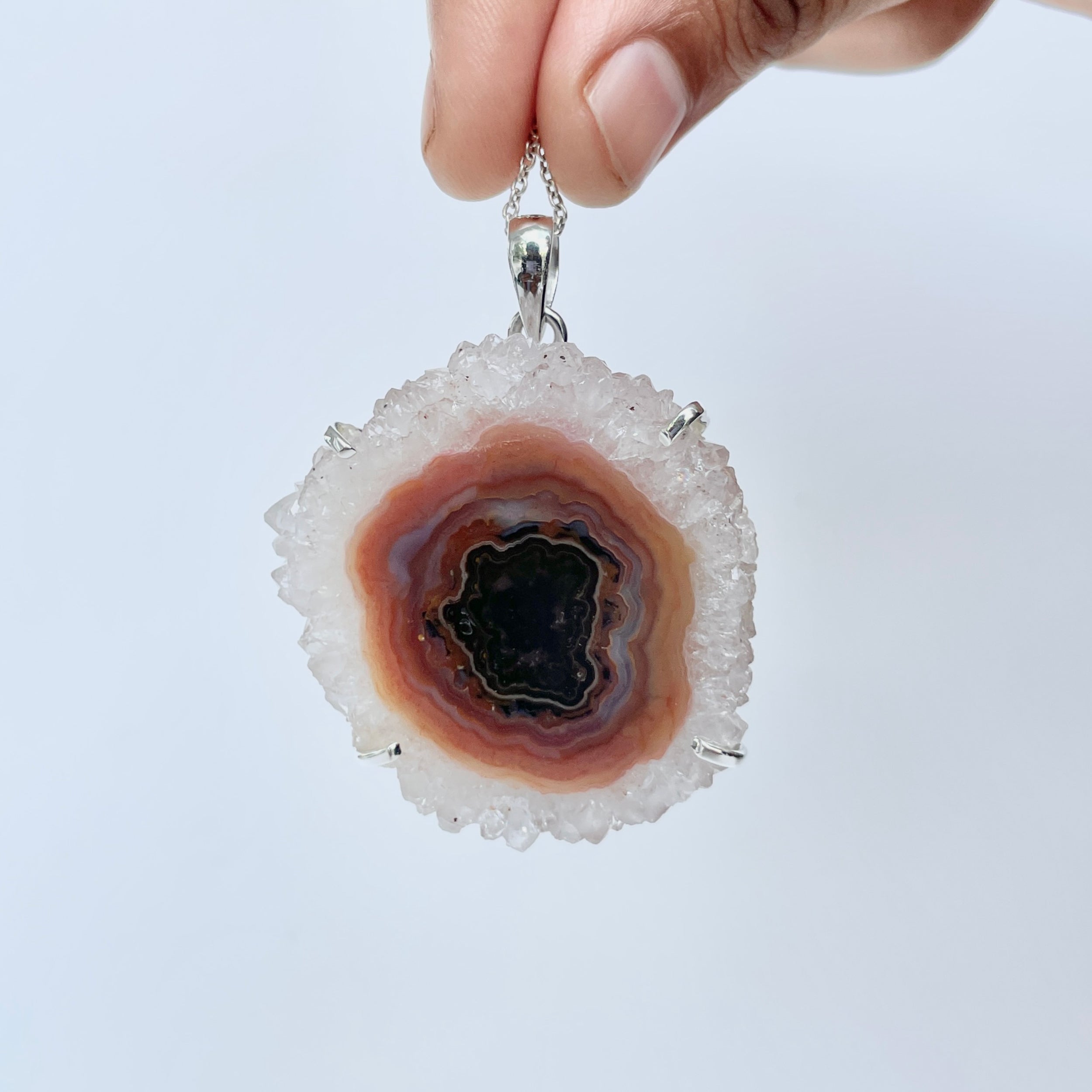 Amethyst Stalactite Pendant-(ASL-P-252.)