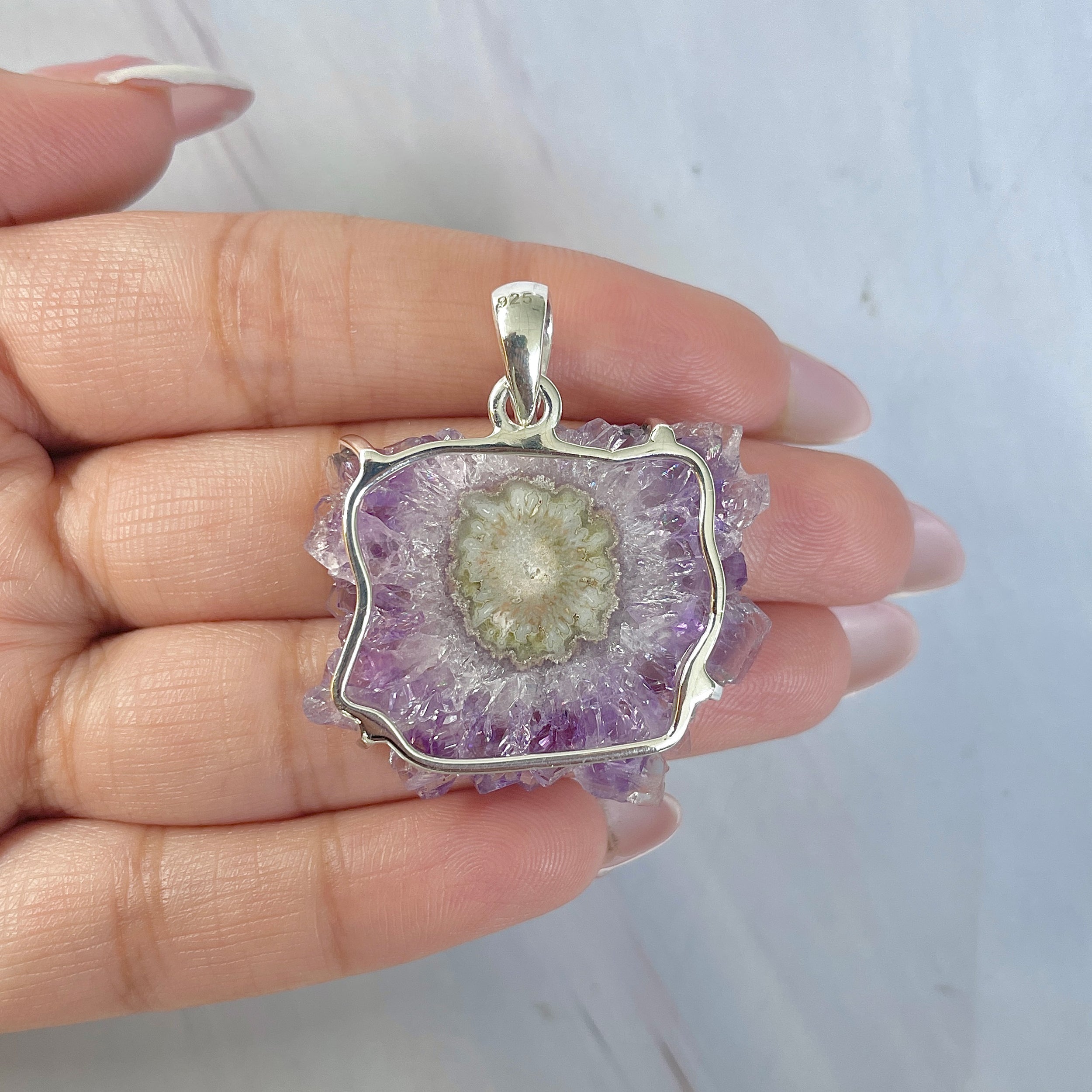 Amethyst Stalactite Pendant-(ASL-P-26.)