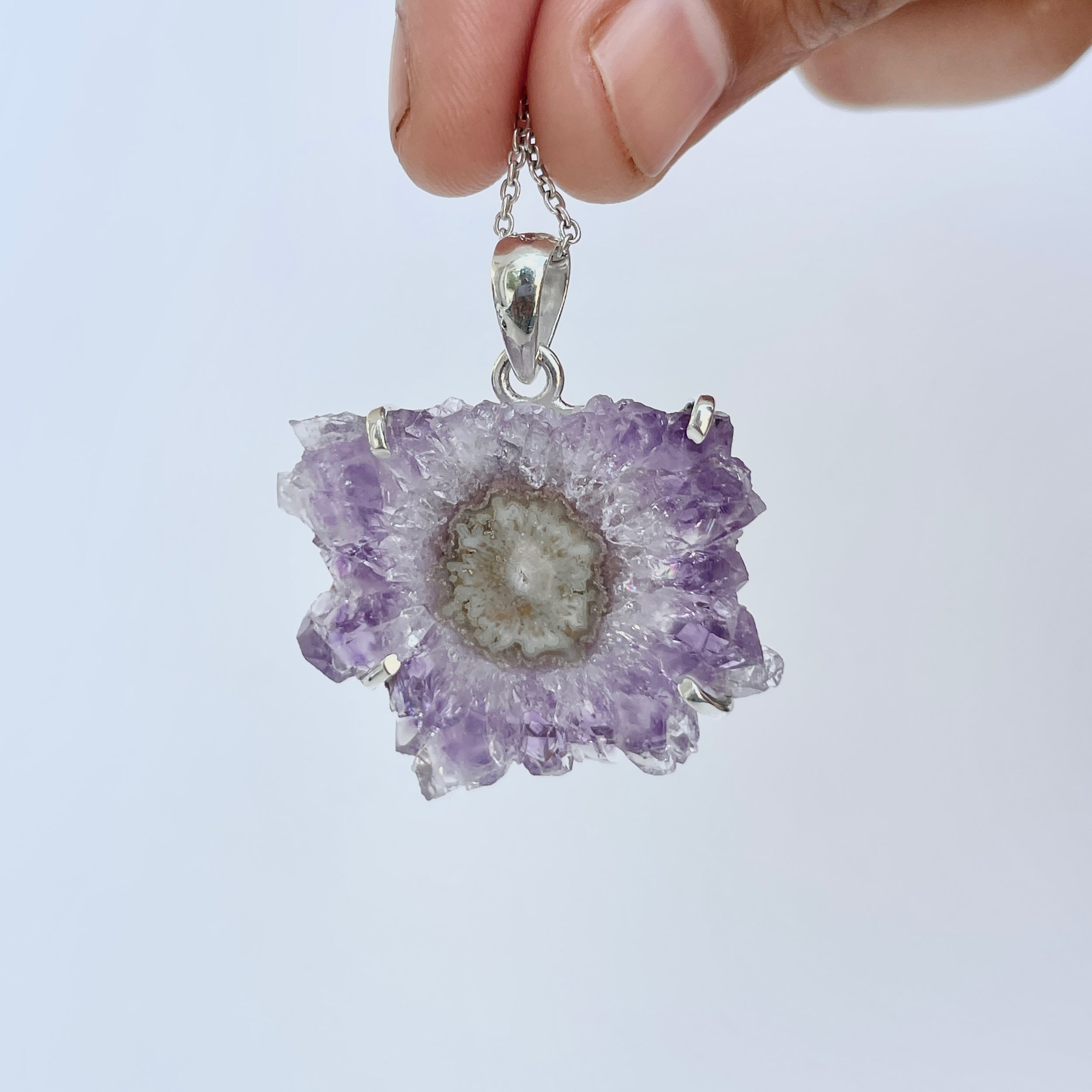 Amethyst Stalactite Pendant-(ASL-P-26.)