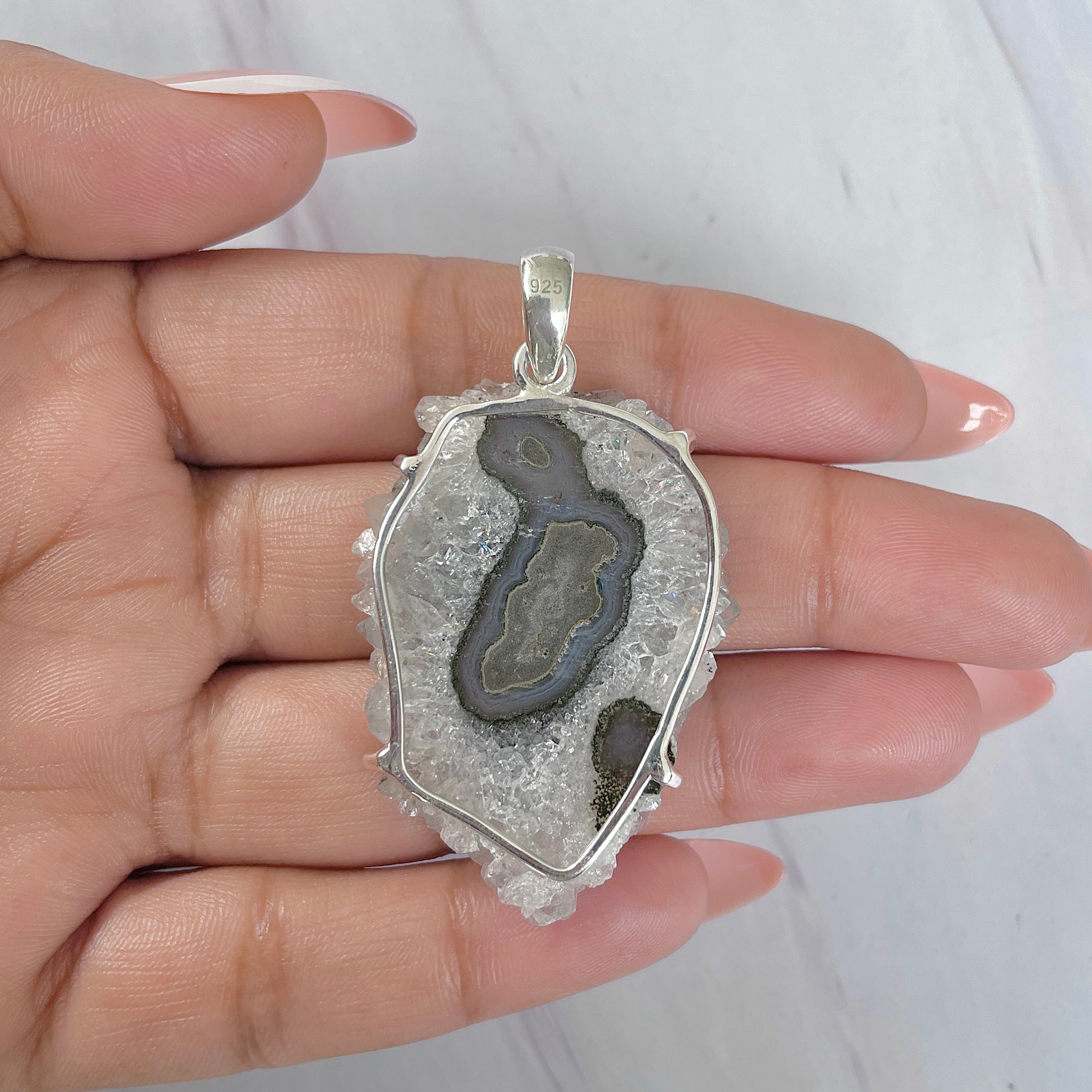 Amethyst Stalactite Pendant-(ASL-P-266.)