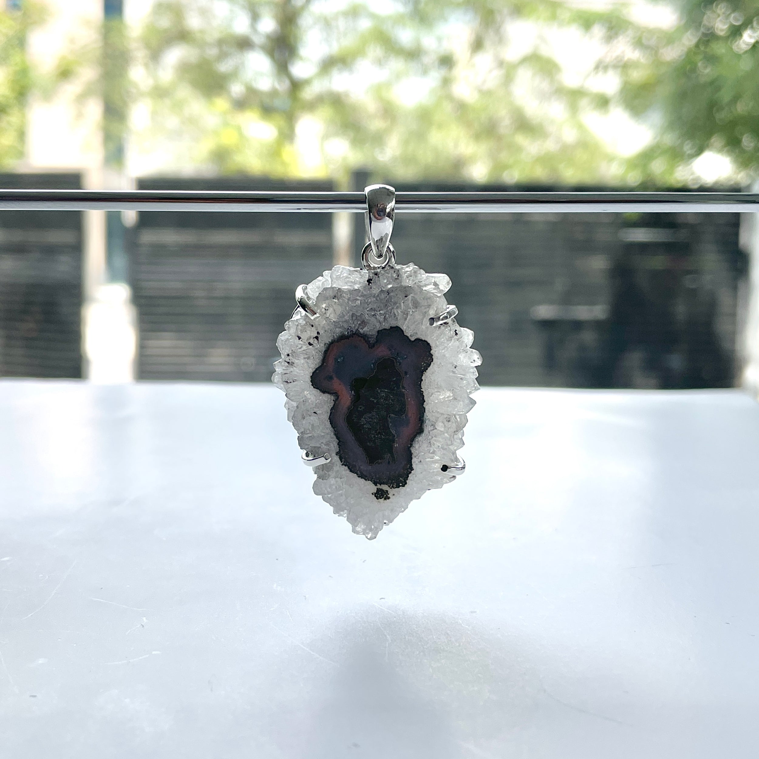Amethyst Stalactite Pendant-(ASL-P-266.)