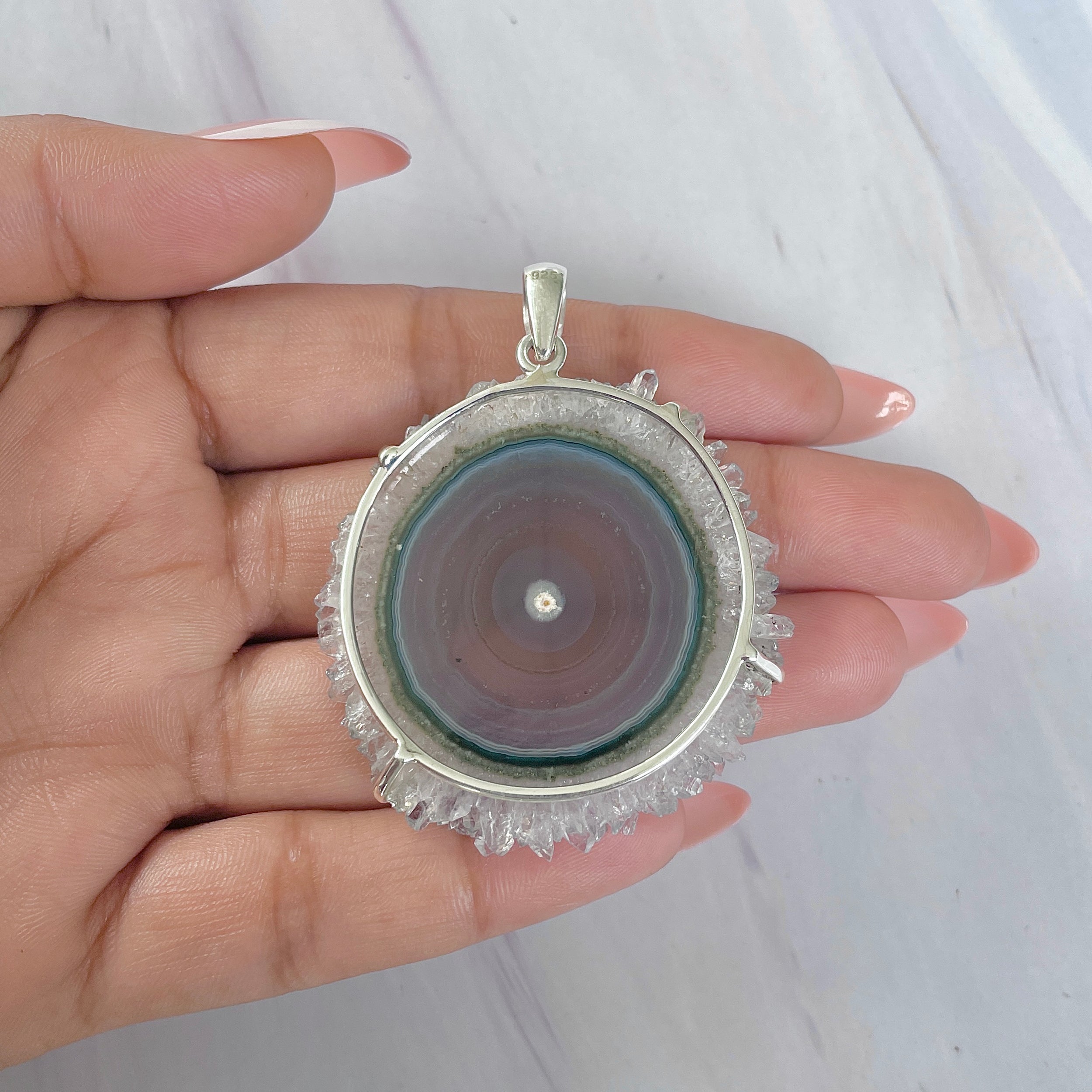 Amethyst Stalactite Pendant-(ASL-P-267.)