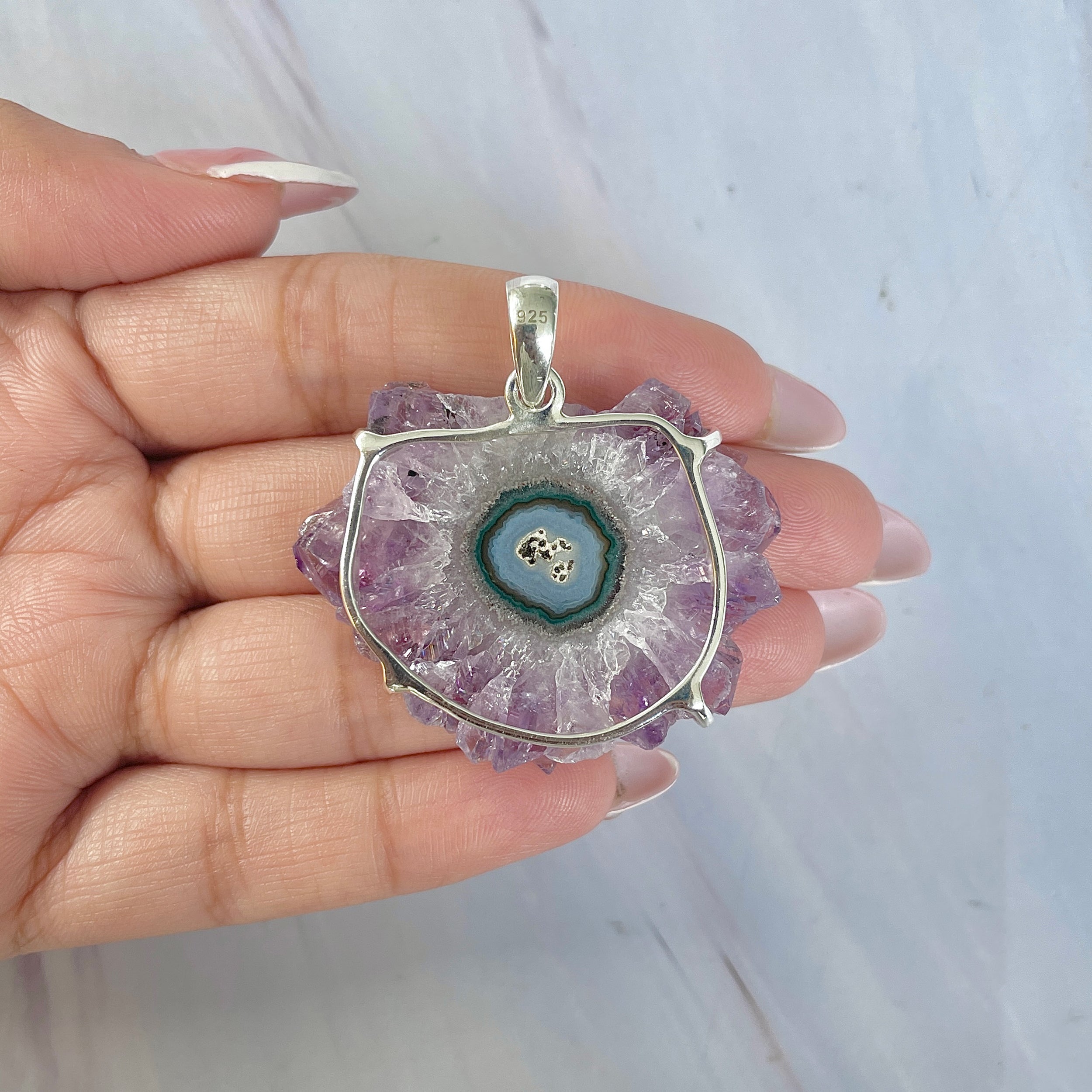 Amethyst Stalactite Pendant-(ASL-P-27.)