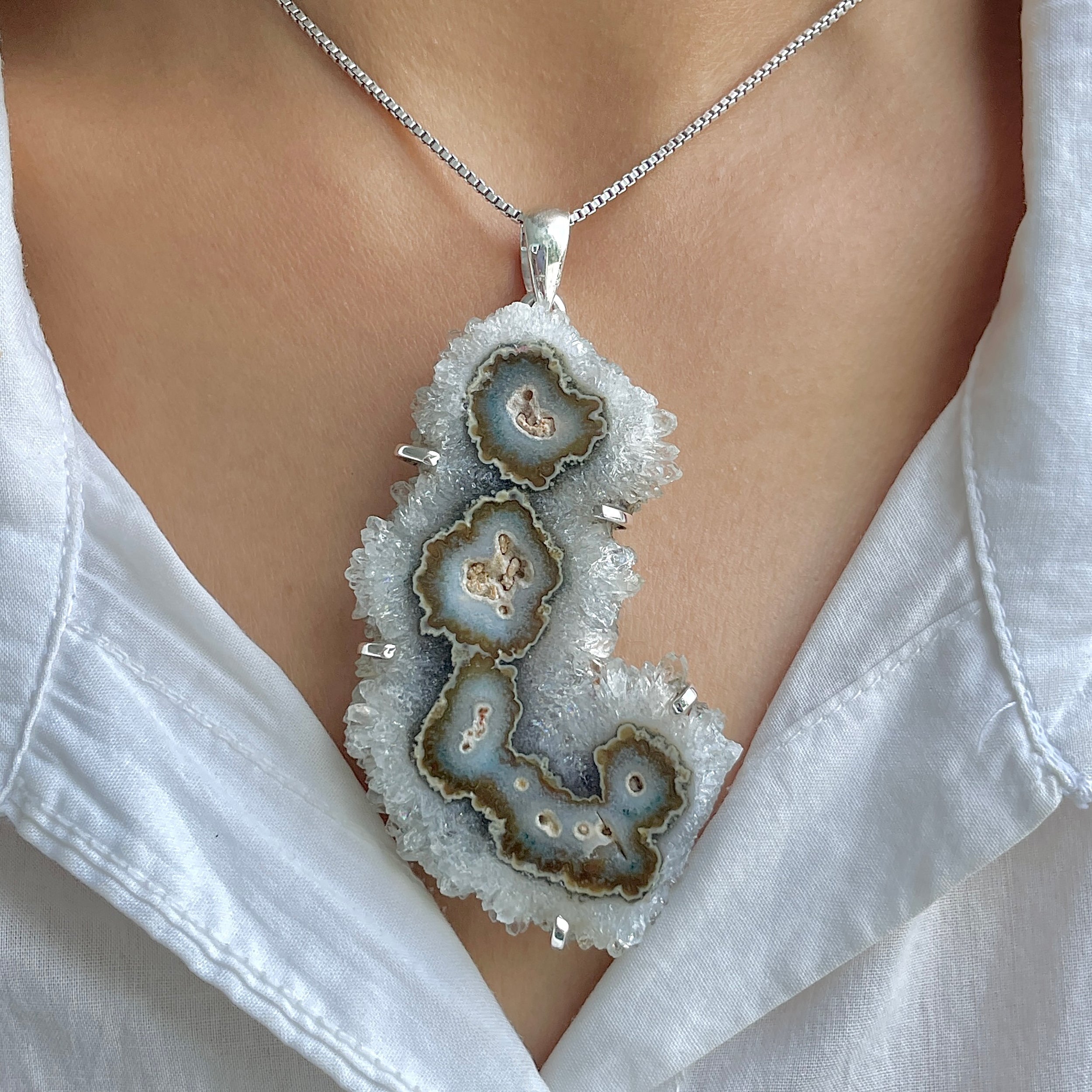 Amethyst Stalactite Pendant-(ASL-P-270.)