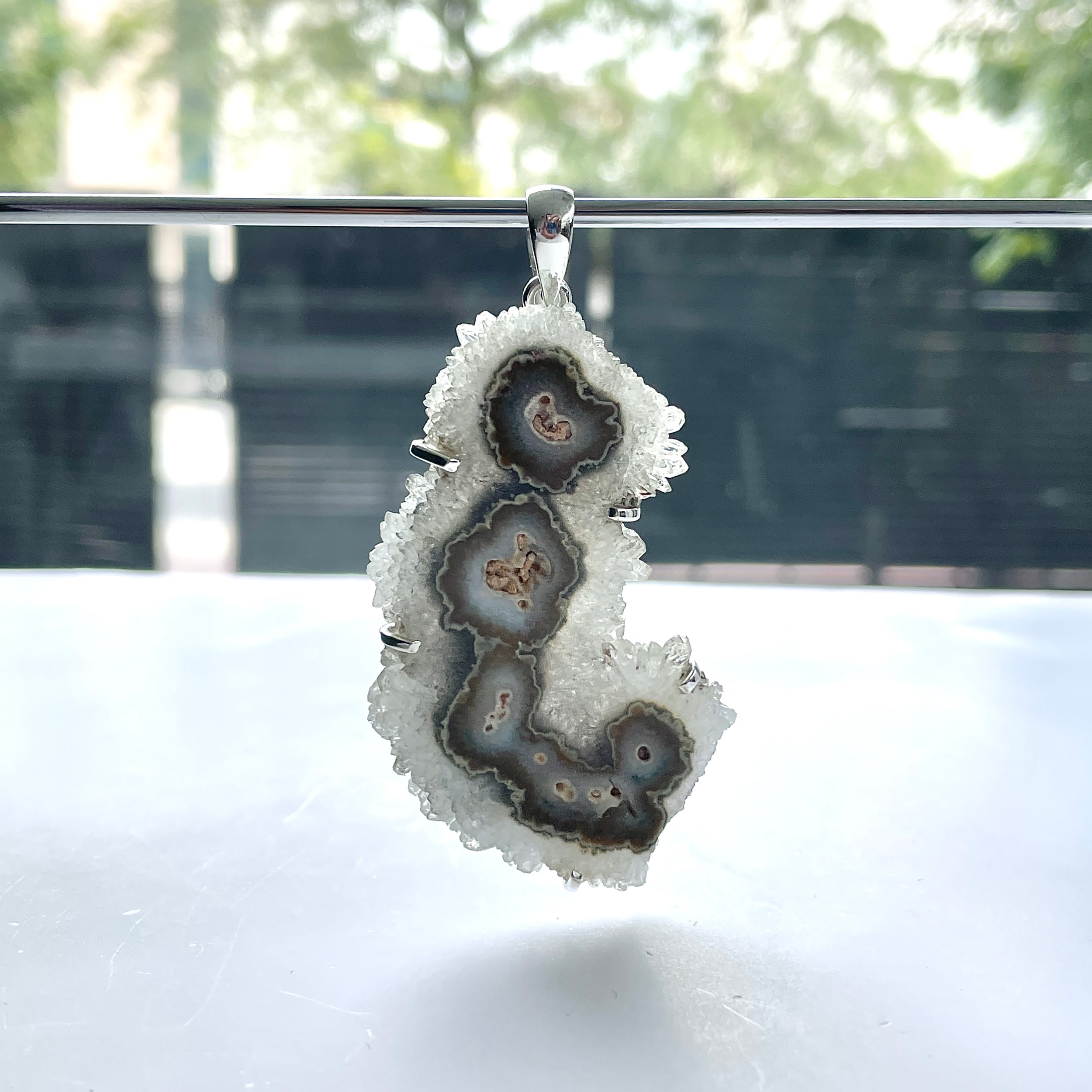 Amethyst Stalactite Pendant-(ASL-P-270.)