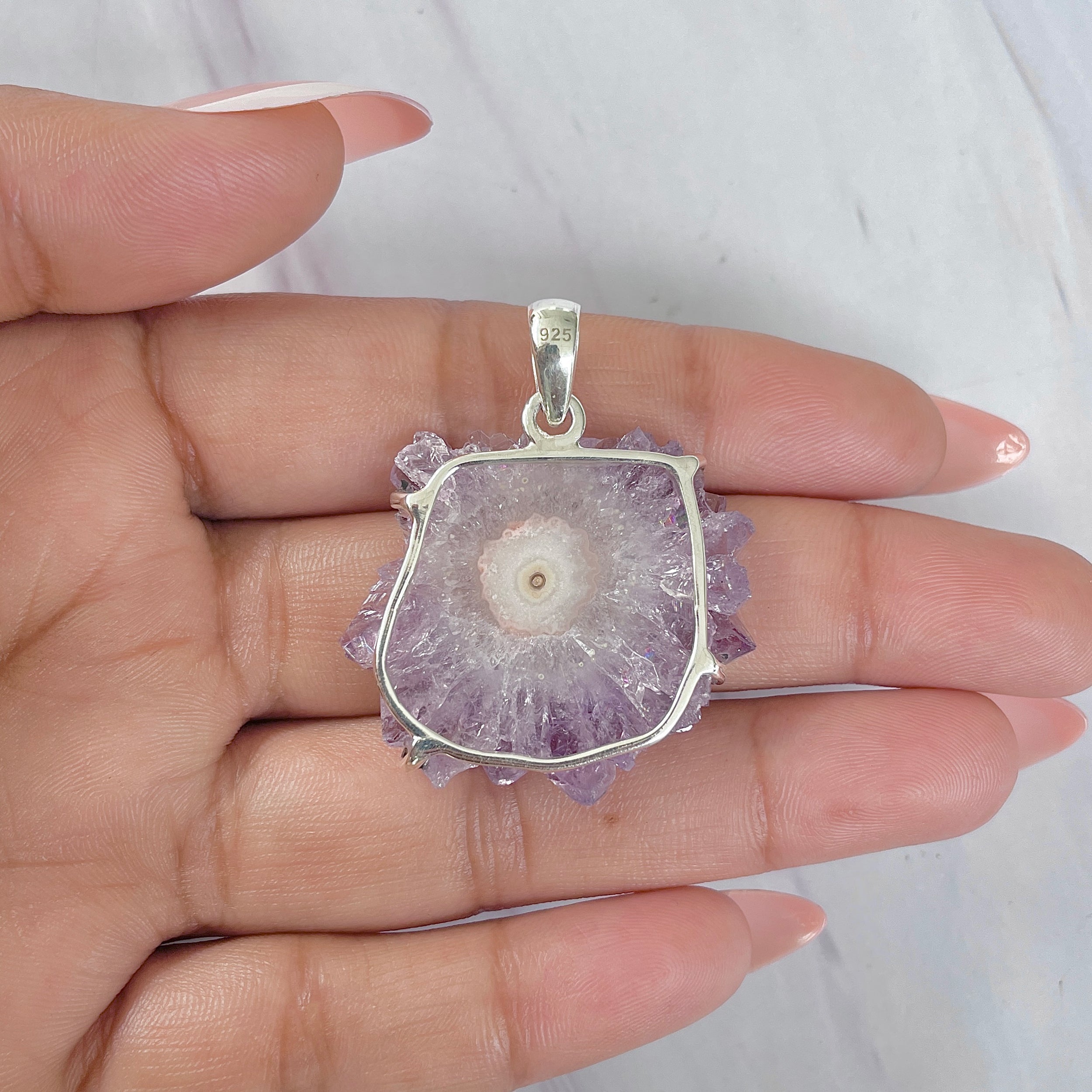 Amethyst Stalactite Pendant-(ASL-P-272.)