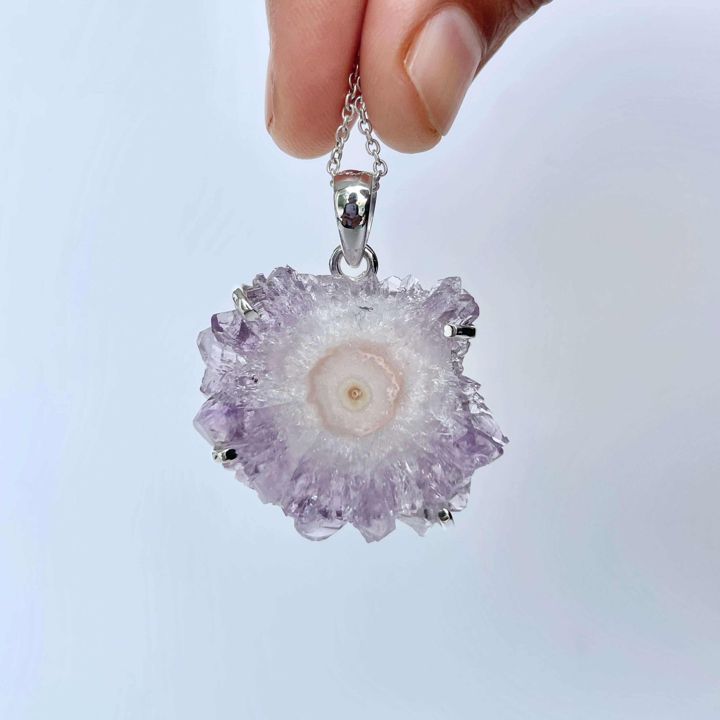 Amethyst Stalactite Pendant-(ASL-P-272.)