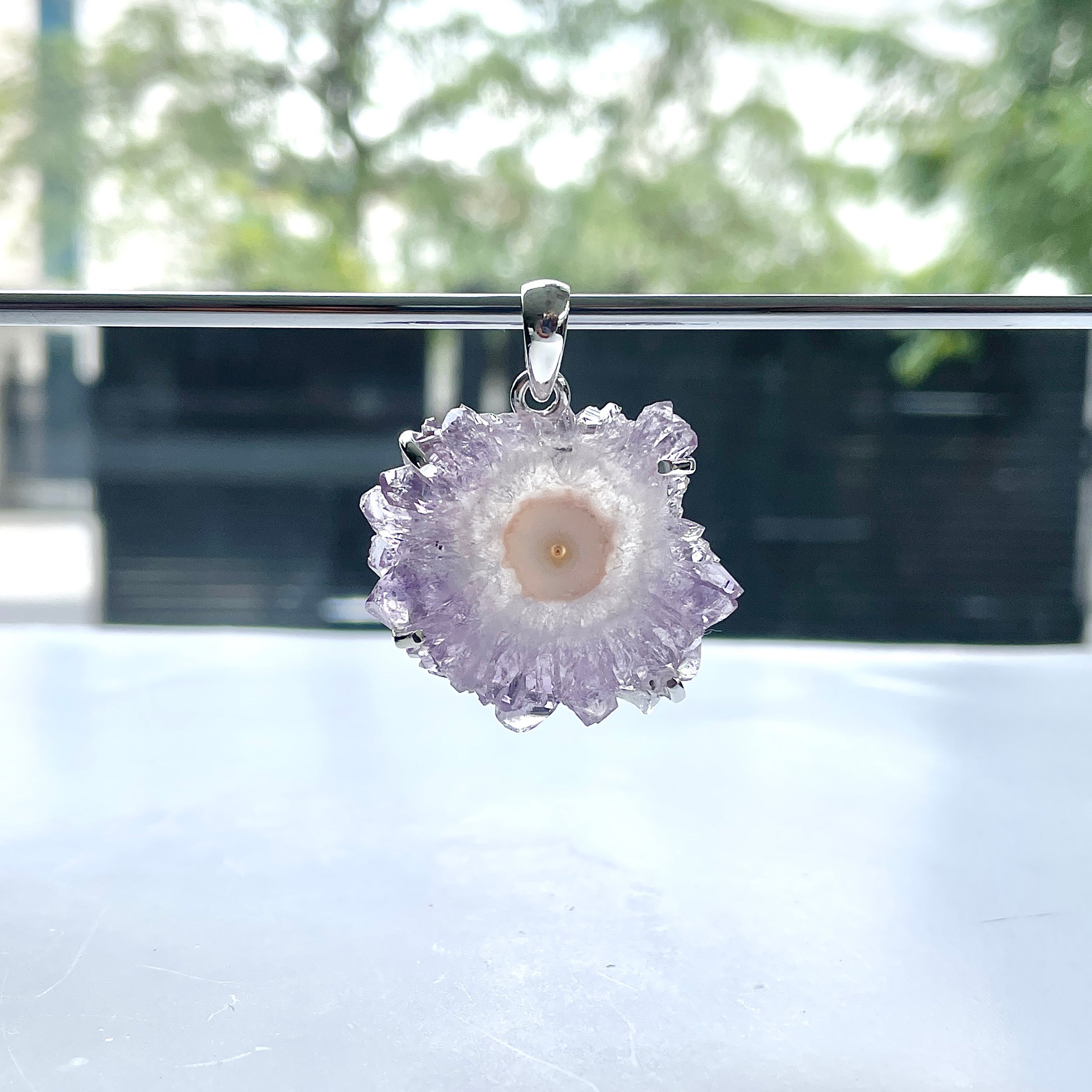 Amethyst Stalactite Pendant-(ASL-P-272.)