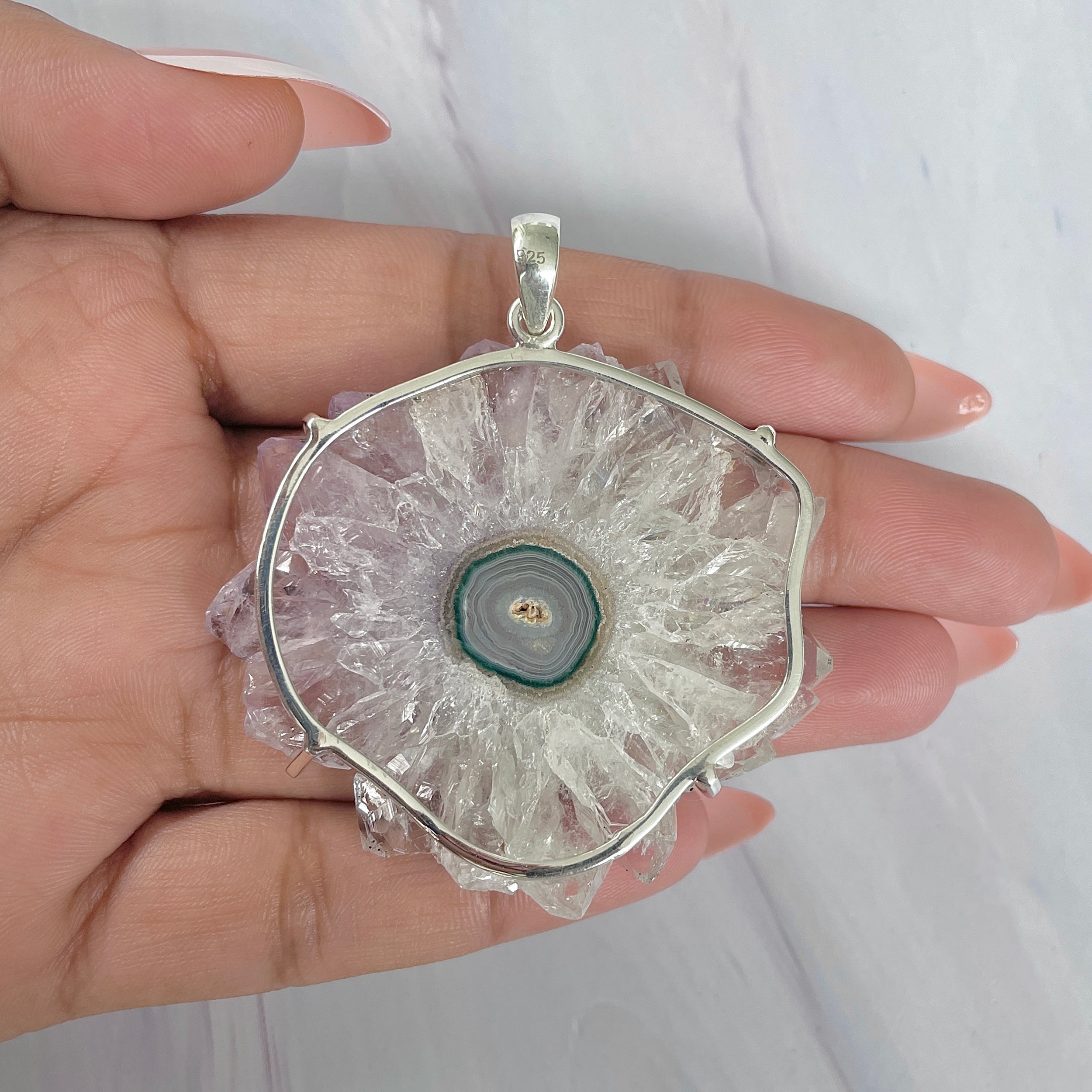Amethyst Stalactite Pendant-(ASL-P-274.)