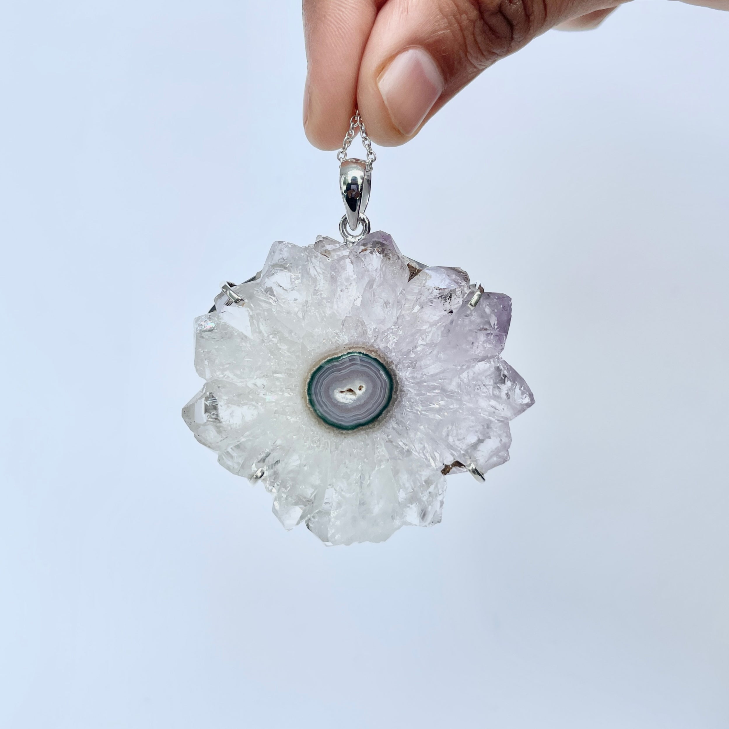 Amethyst Stalactite Pendant-(ASL-P-274.)