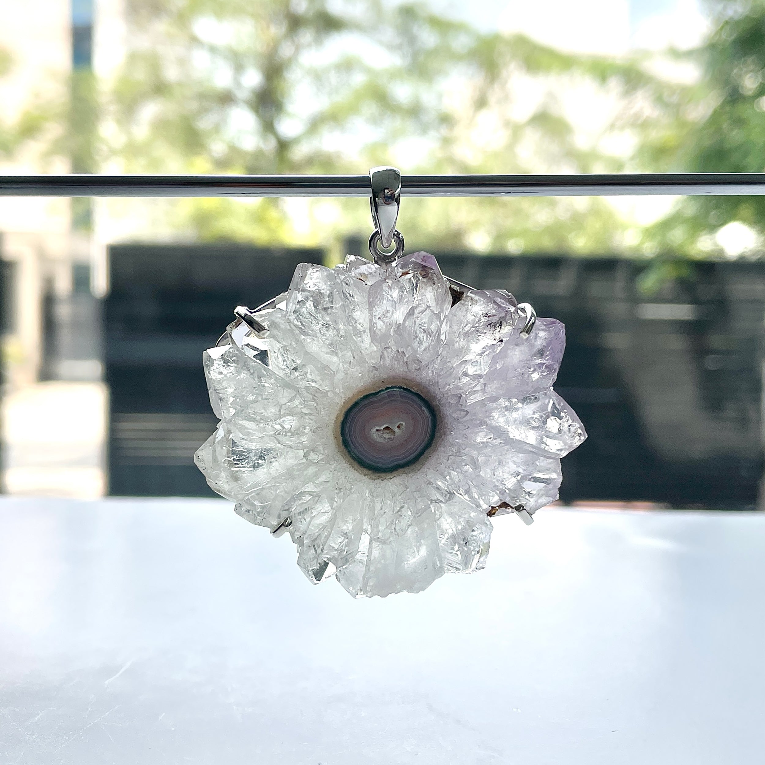 Amethyst Stalactite Pendant-(ASL-P-274.)