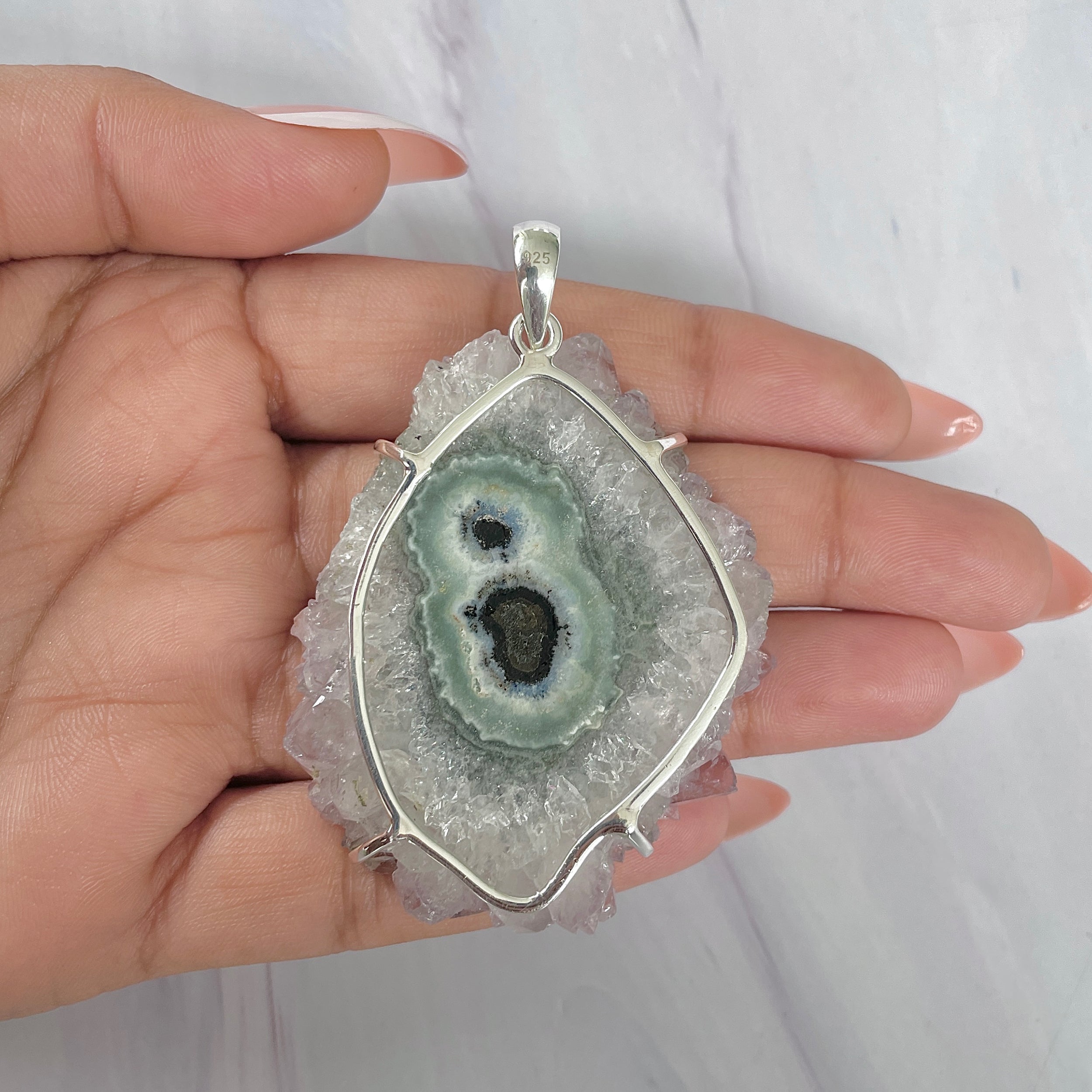 Amethyst Stalactite Pendant-(ASL-P-275.)