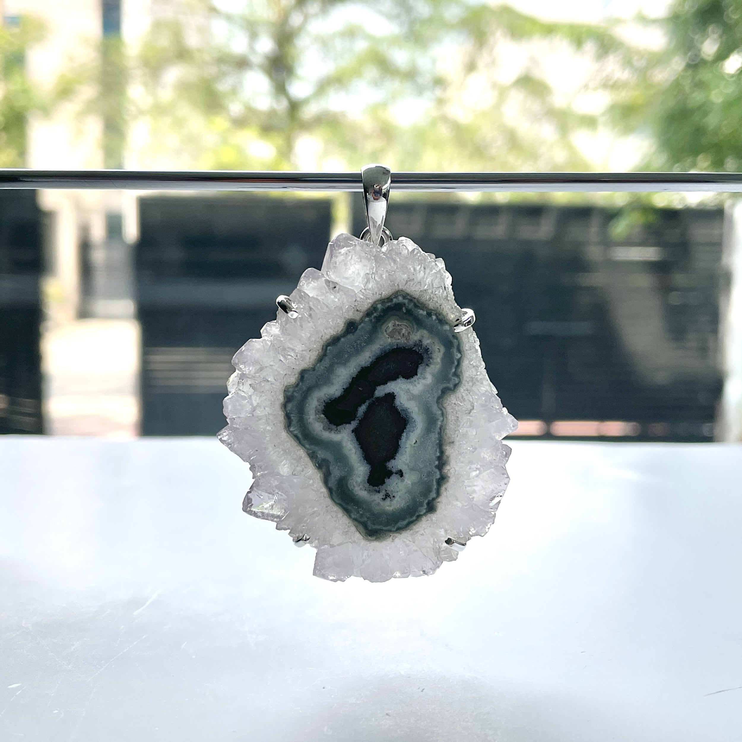 Amethyst Stalactite Pendant-(ASL-P-275.)