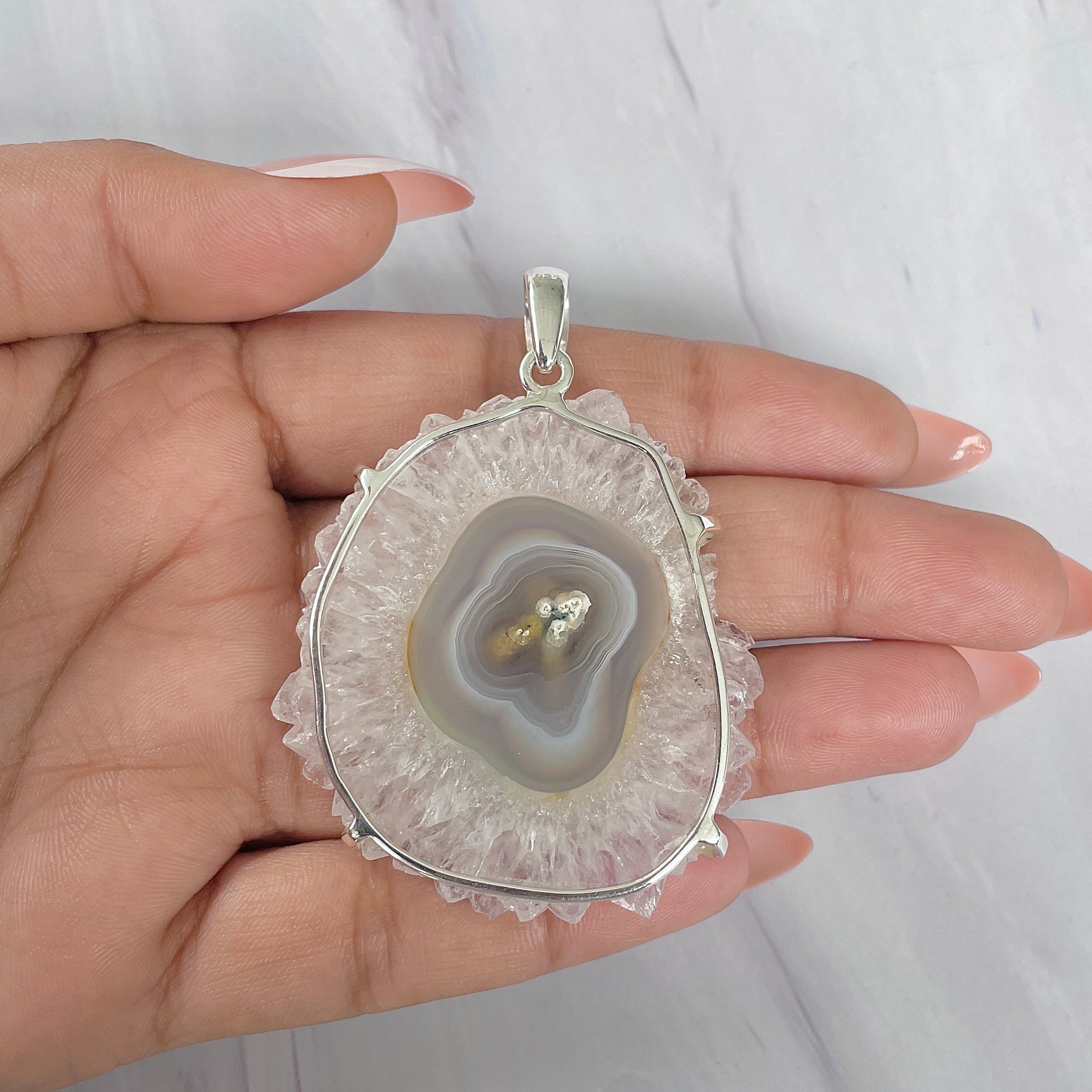 Amethyst Stalactite Pendant-(ASL-P-276.)