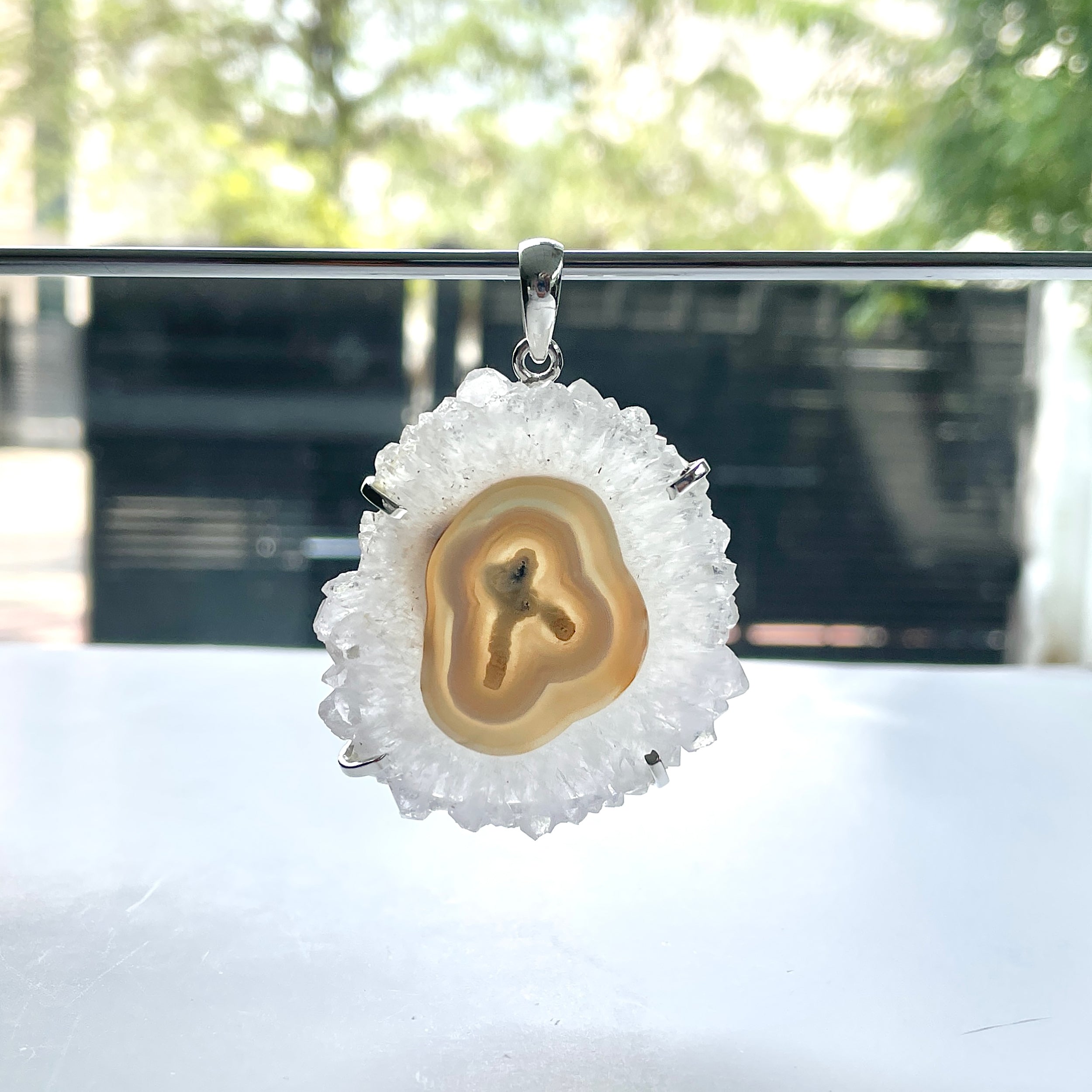 Amethyst Stalactite Pendant-(ASL-P-276.)