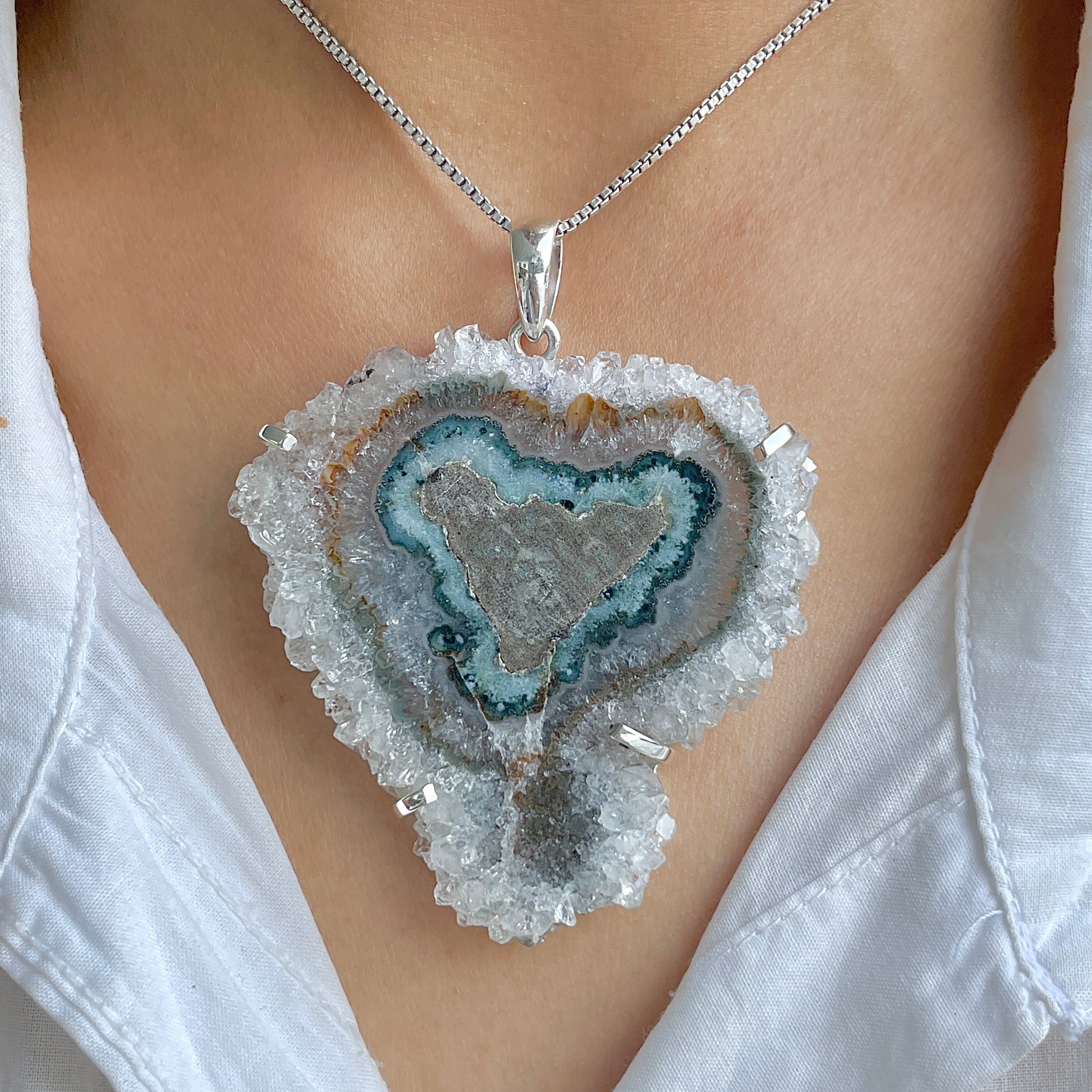 Amethyst Stalactite Pendant-(ASL-P-277.)