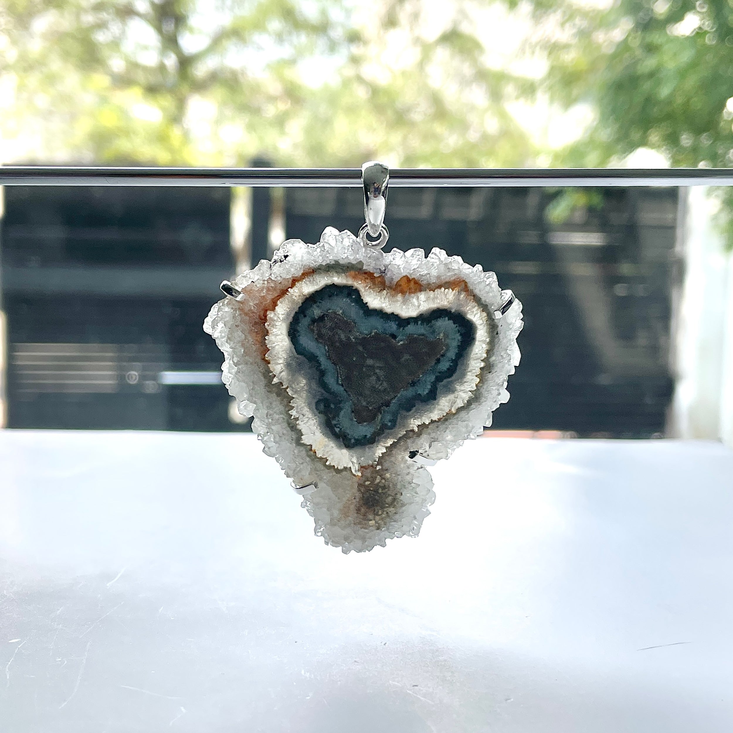 Amethyst Stalactite Pendant-(ASL-P-277.)