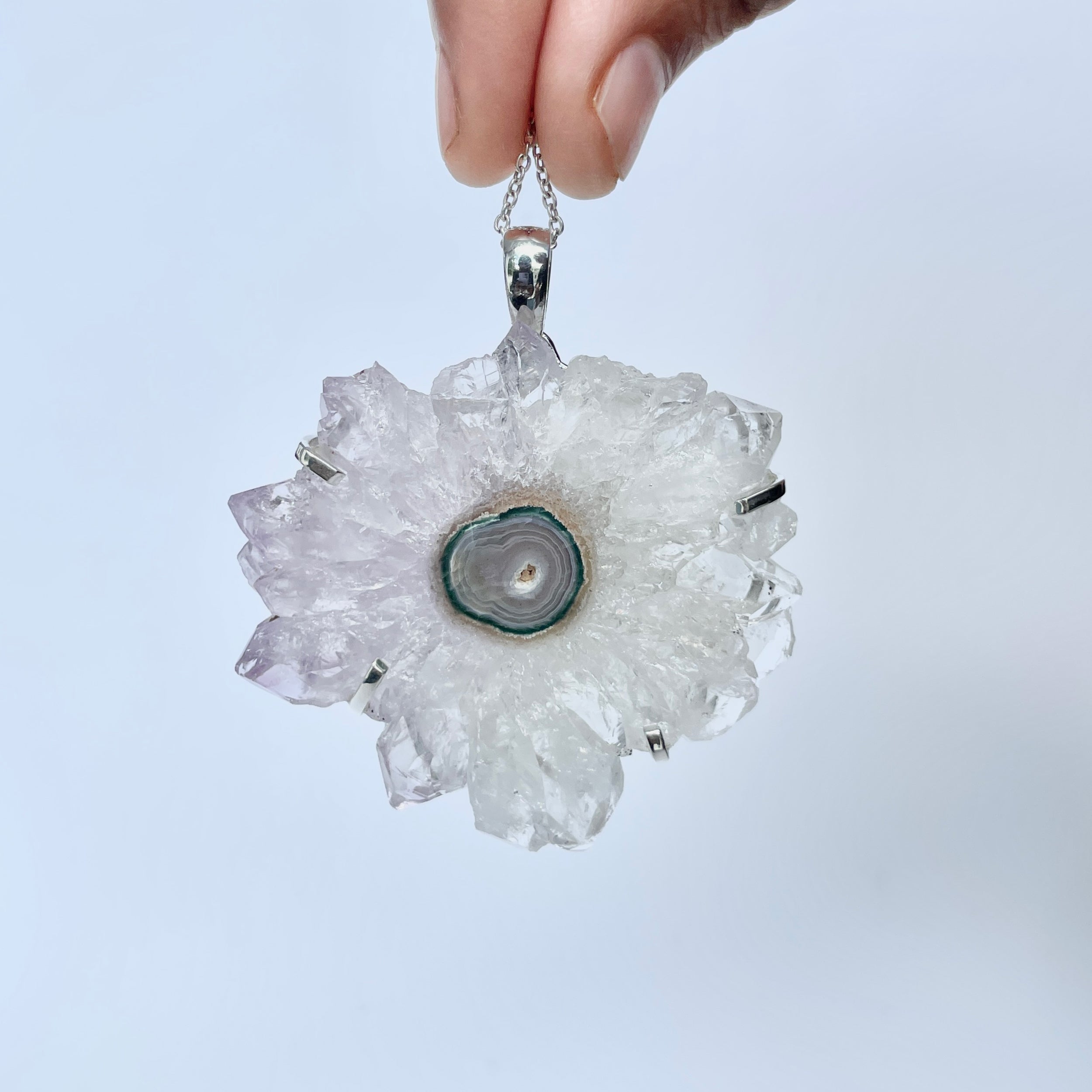 Amethyst Stalactite Pendant-(ASL-P-280.)