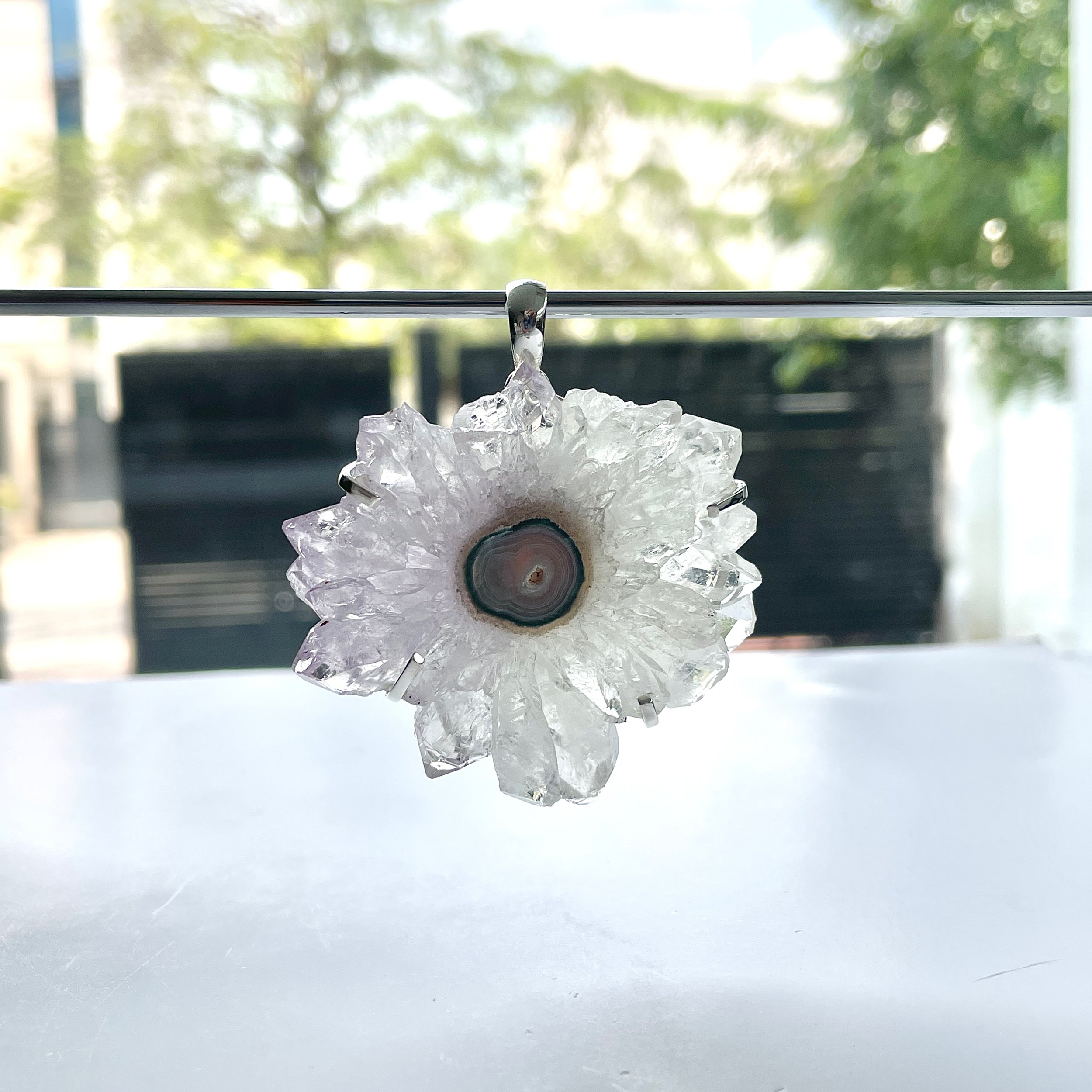 Amethyst Stalactite Pendant-(ASL-P-280.)