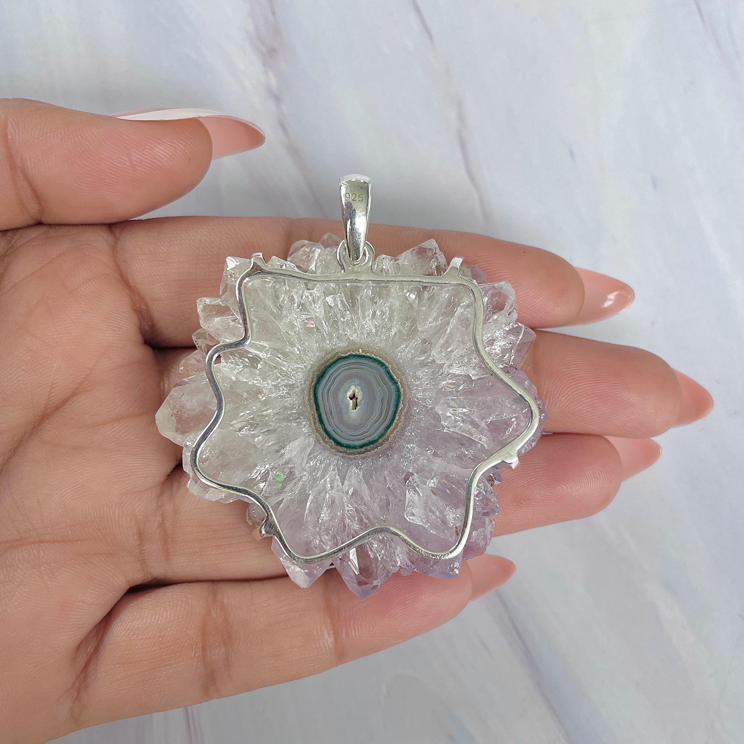 Amethyst Stalactite Pendant-(ASL-P-282.)