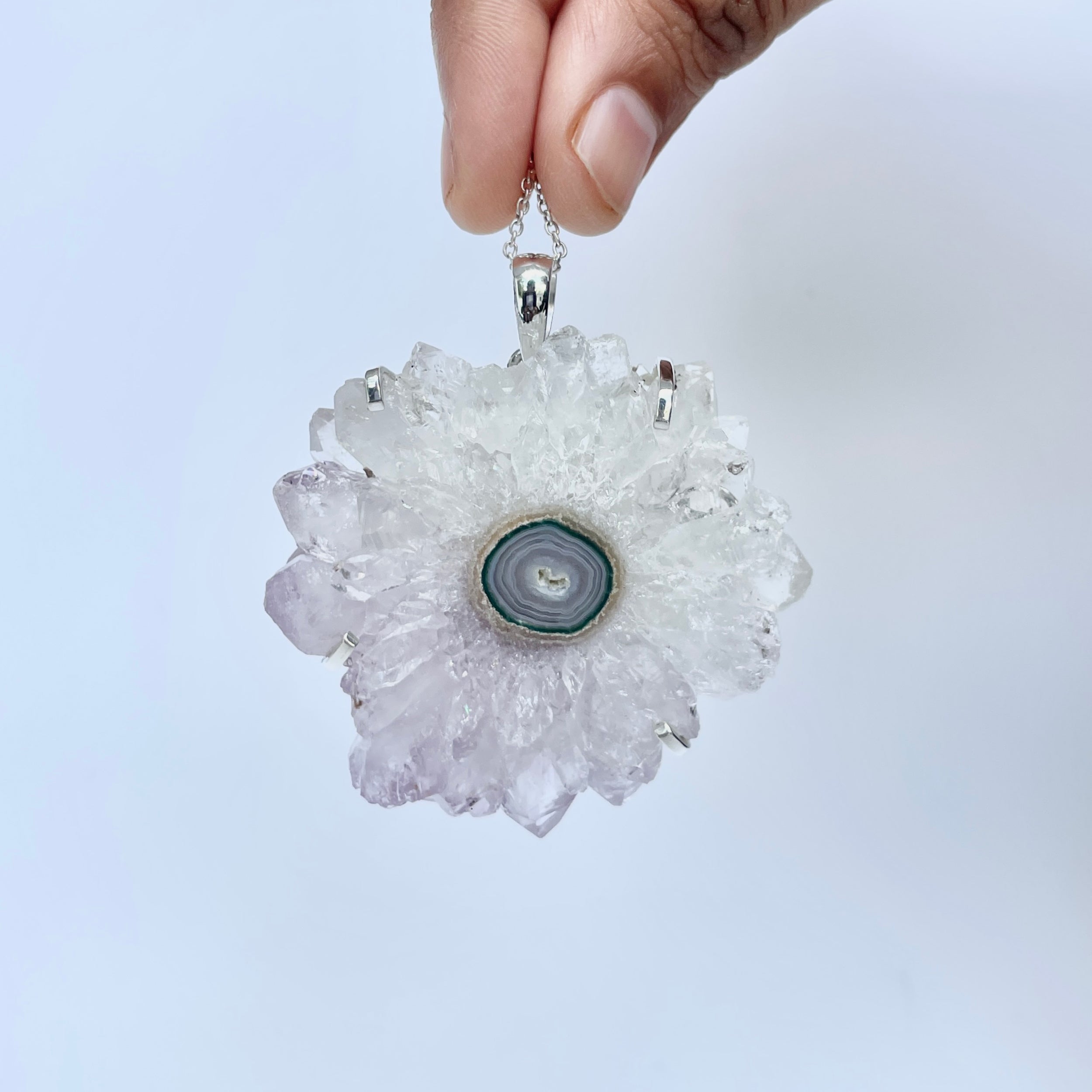 Amethyst Stalactite Pendant-(ASL-P-282.)