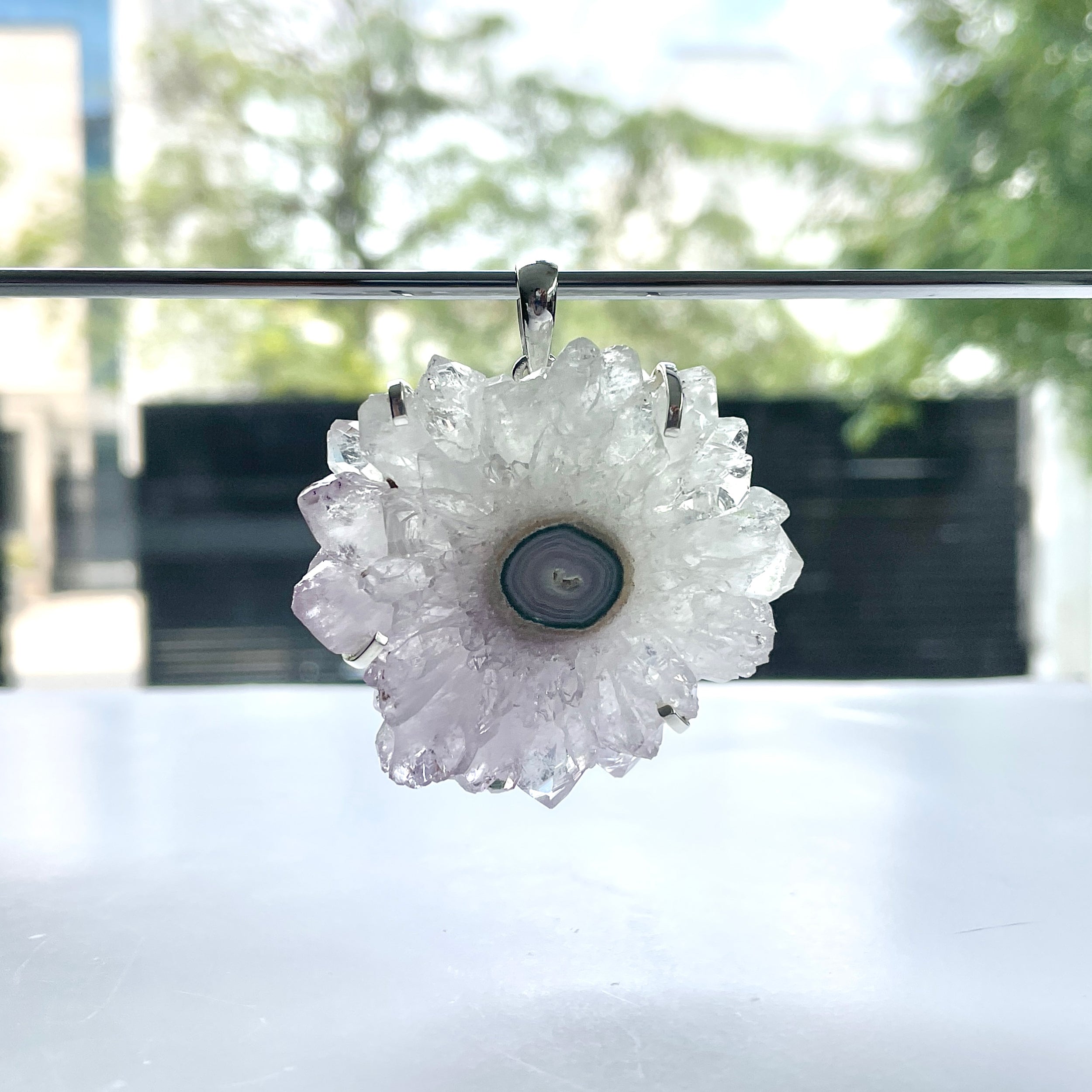 Amethyst Stalactite Pendant-(ASL-P-282.)