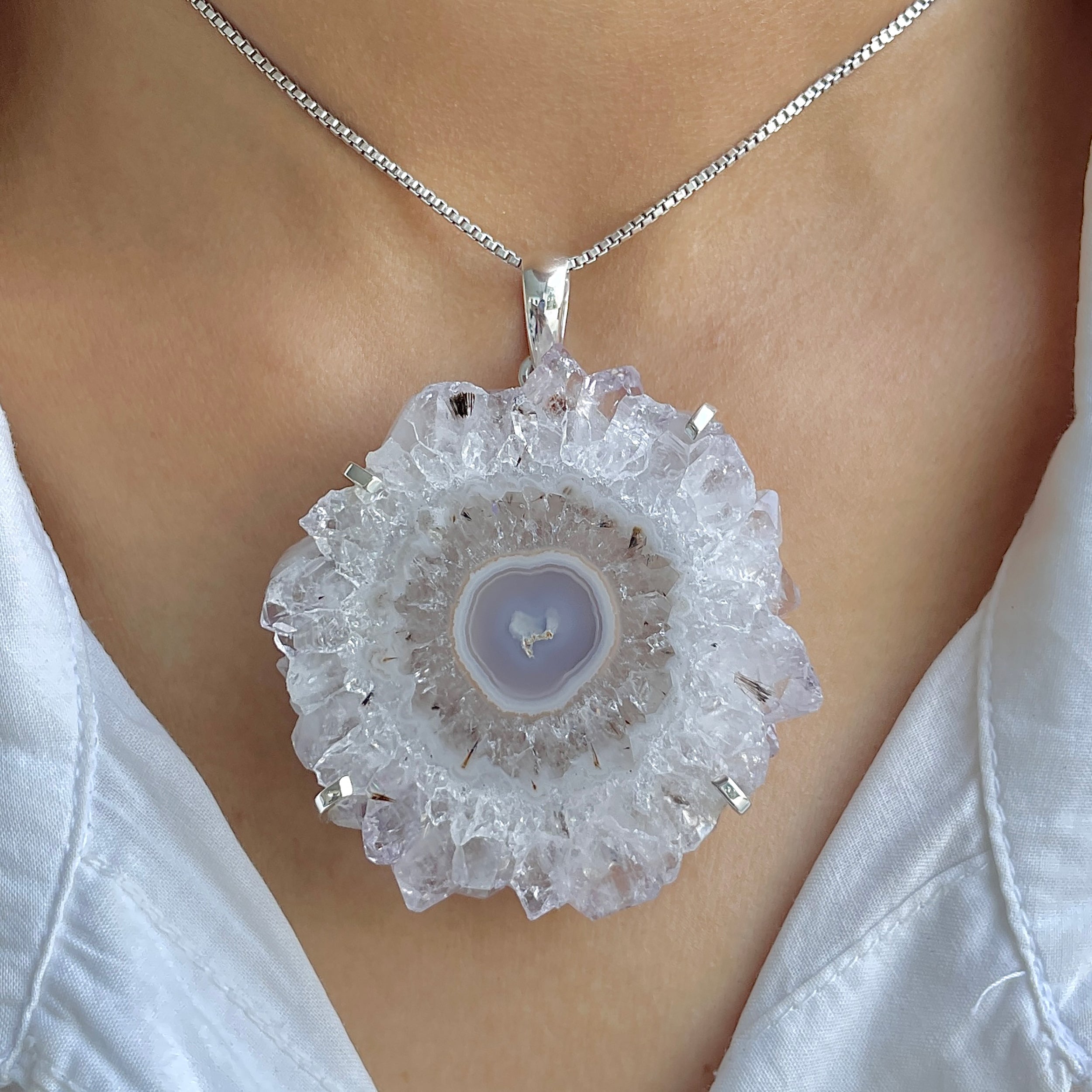 Amethyst Stalactite Pendant-(ASL-P-283.)