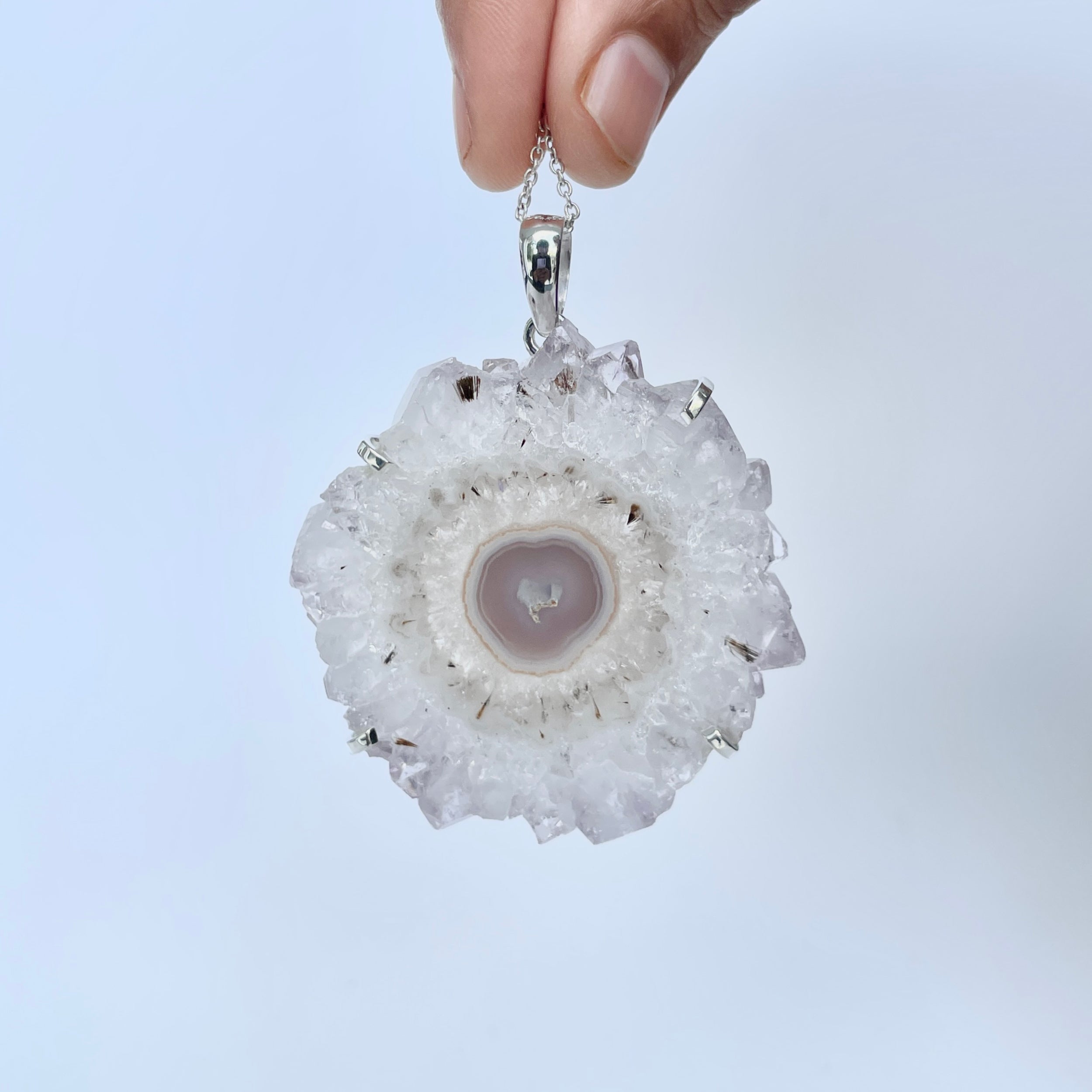 Amethyst Stalactite Pendant-(ASL-P-283.)