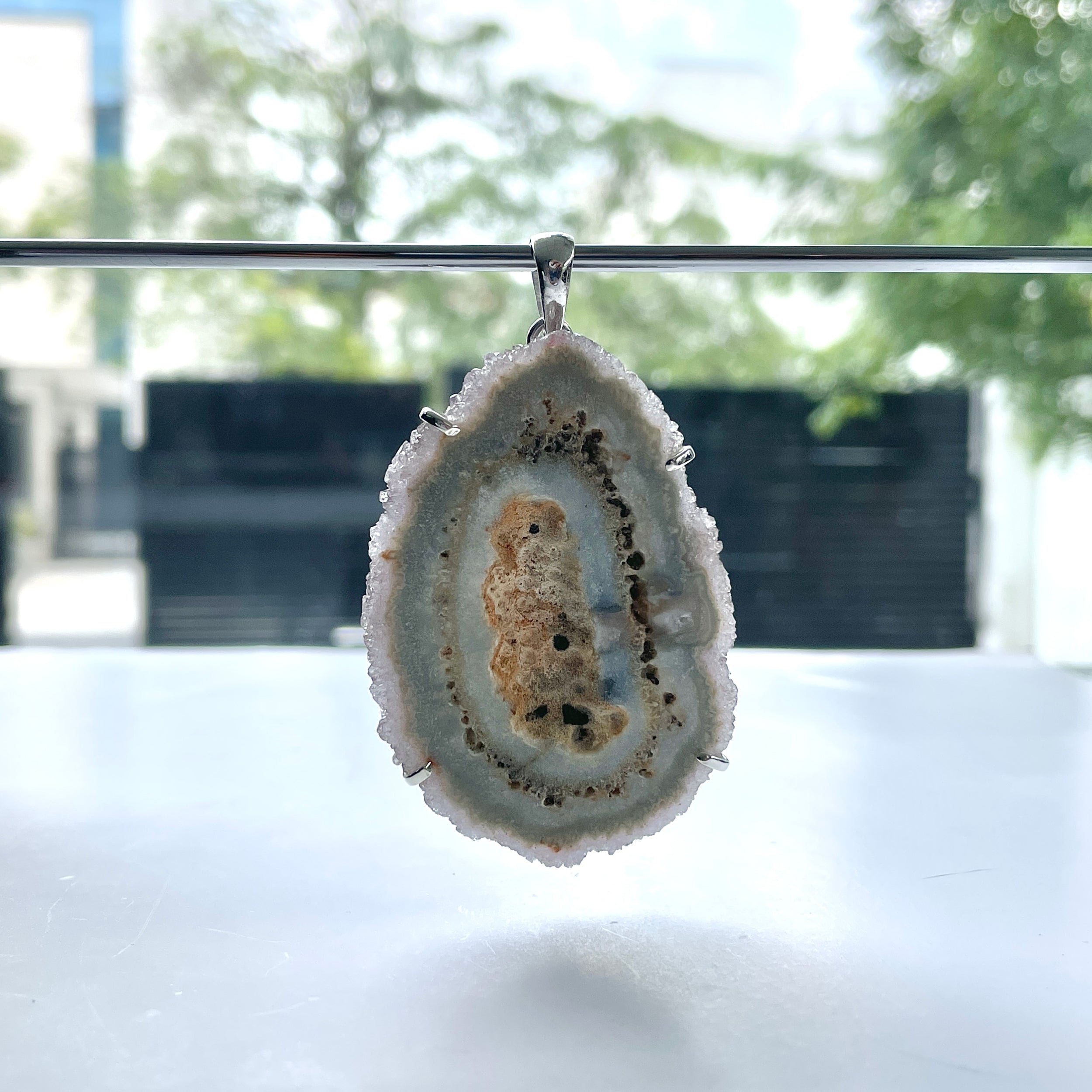 Amethyst Stalactite Pendant-(ASL-P-284.)