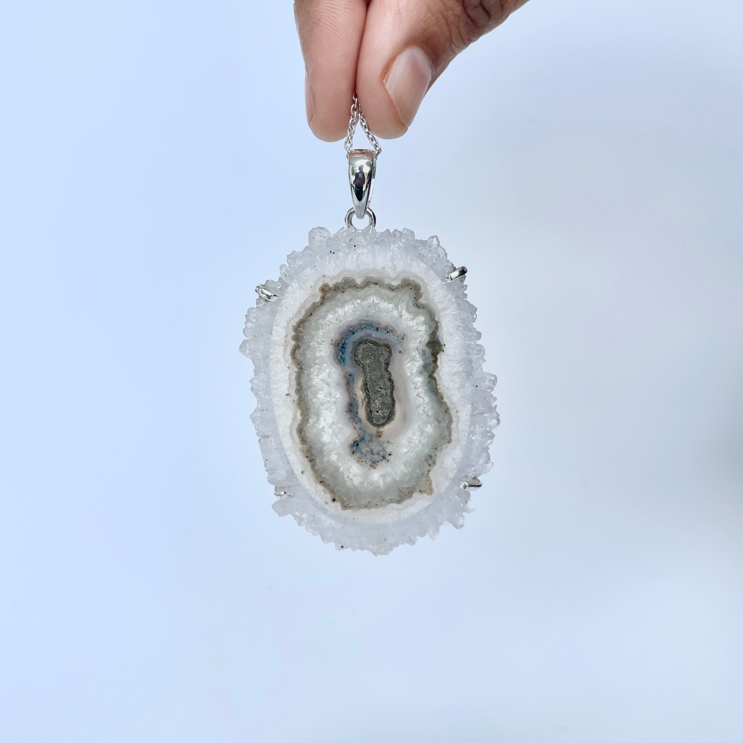 Amethyst Stalactite Pendant-(ASL-P-285.)