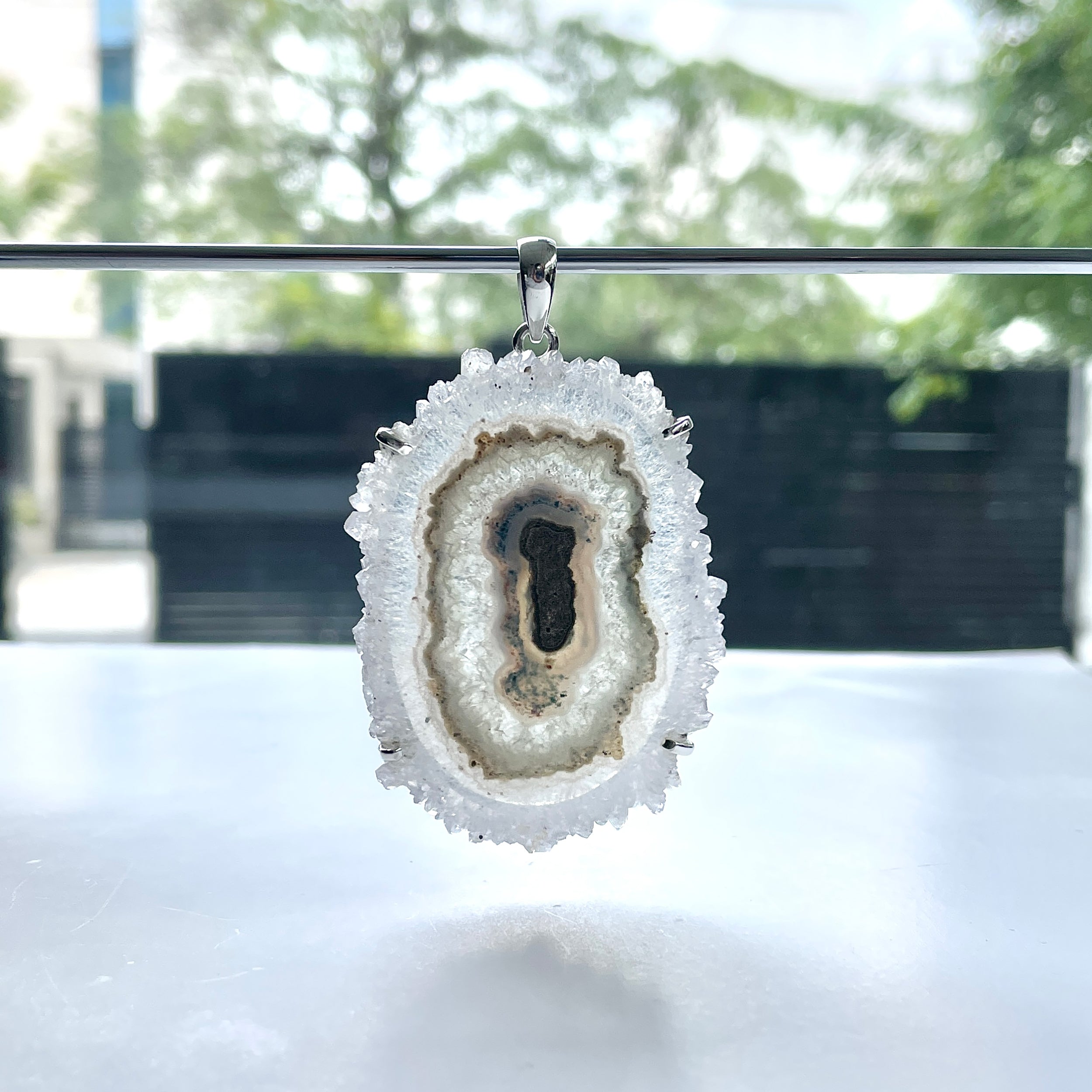 Amethyst Stalactite Pendant-(ASL-P-285.)