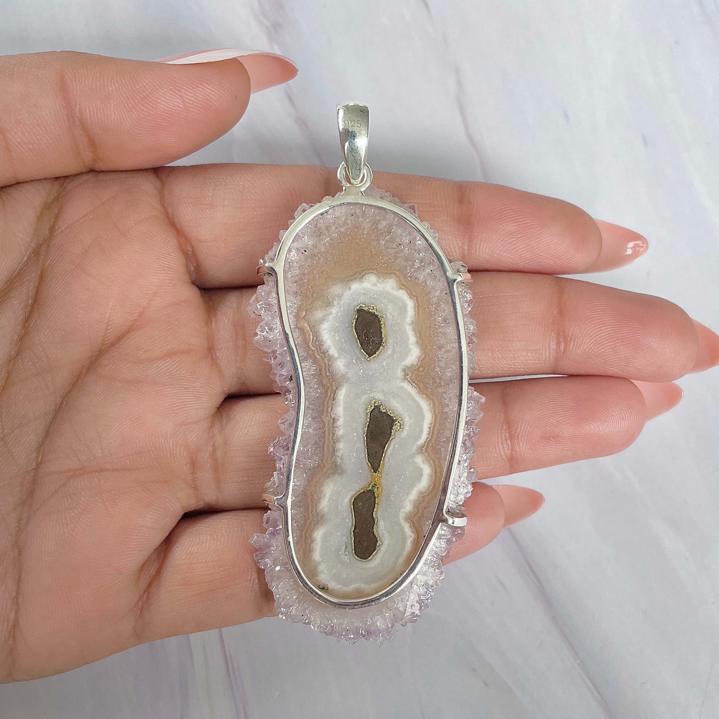 Amethyst Stalactite Pendant-(ASL-P-287.)