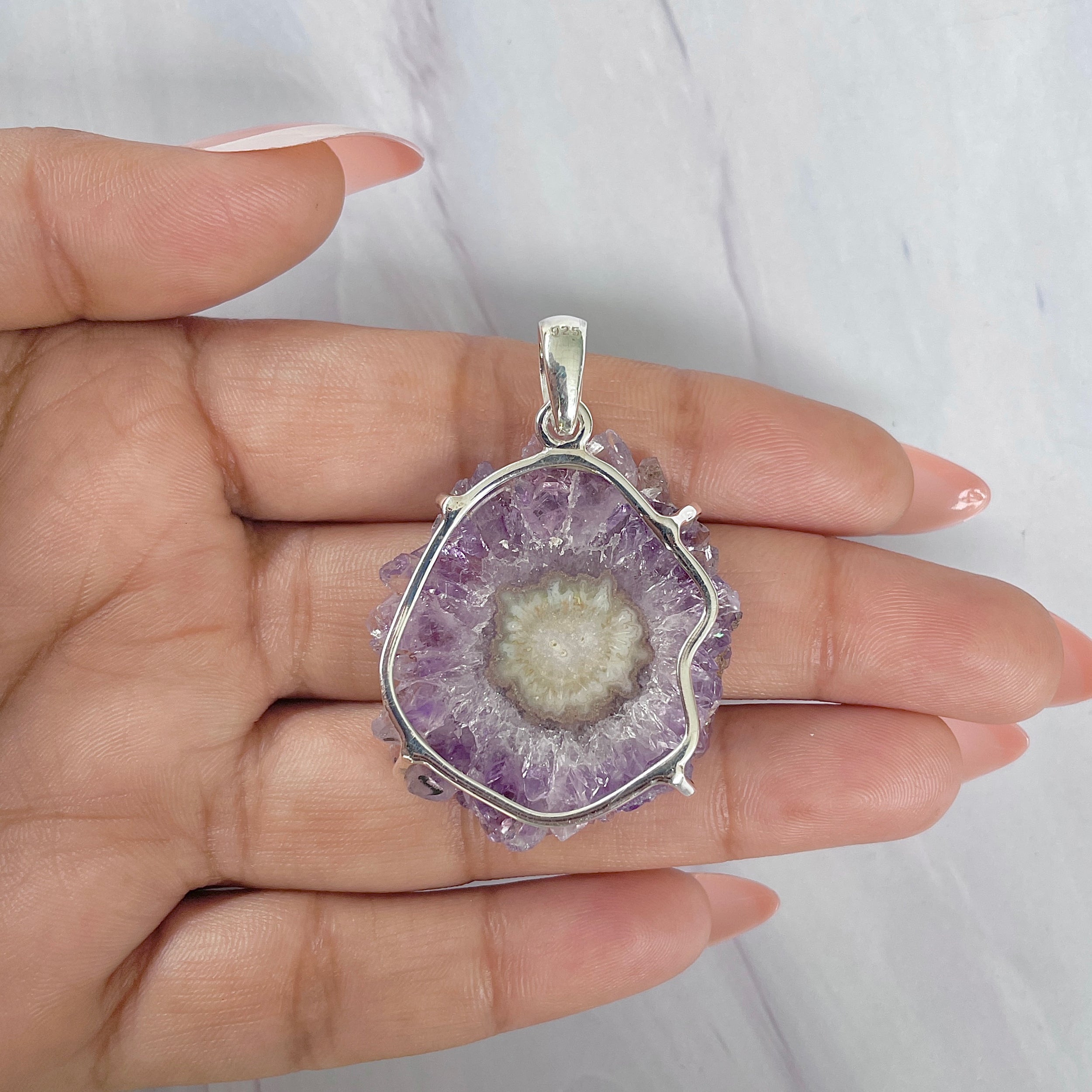 Amethyst Stalactite Pendant-(ASL-P-288.)