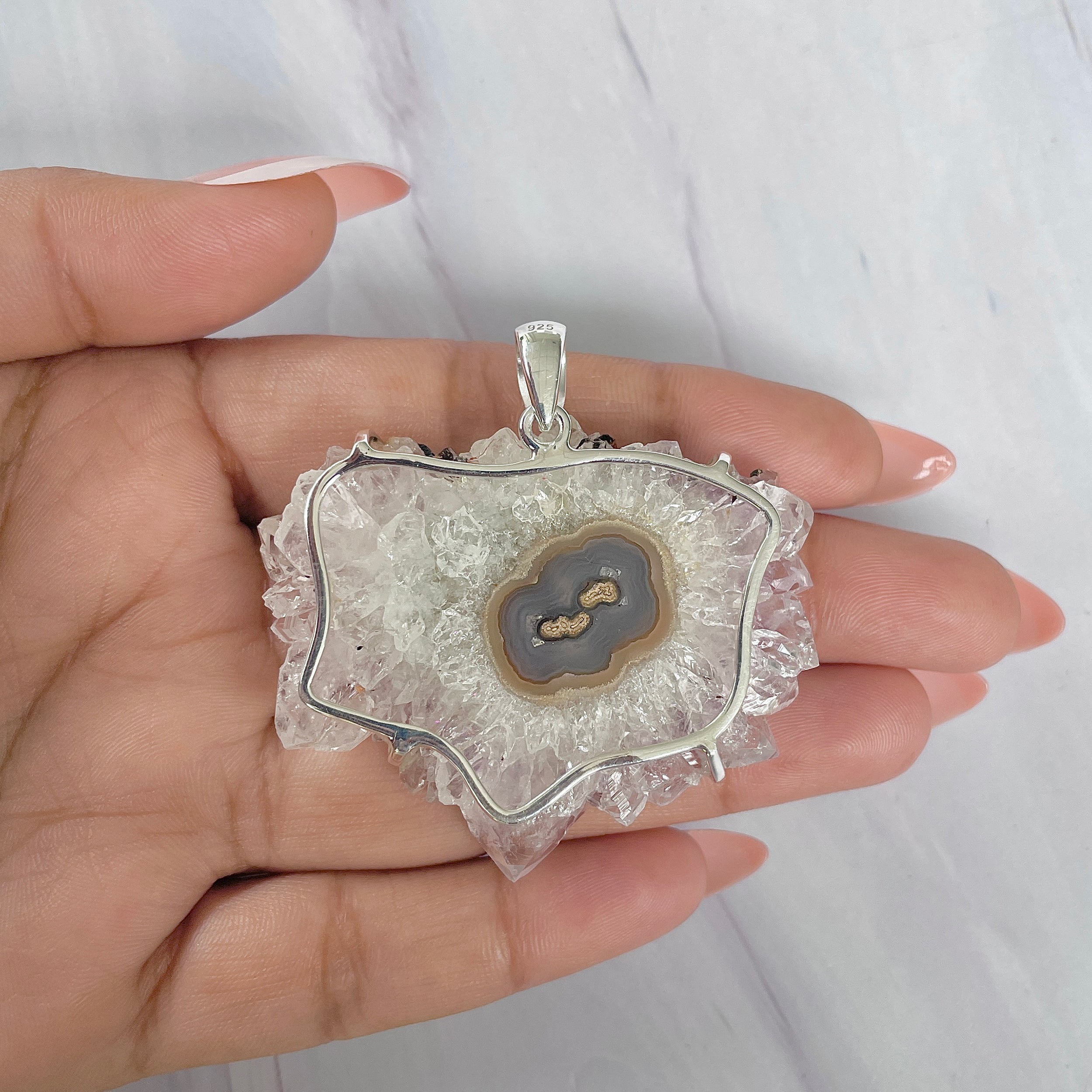 Amethyst Stalactite Pendant-(ASL-P-289.)