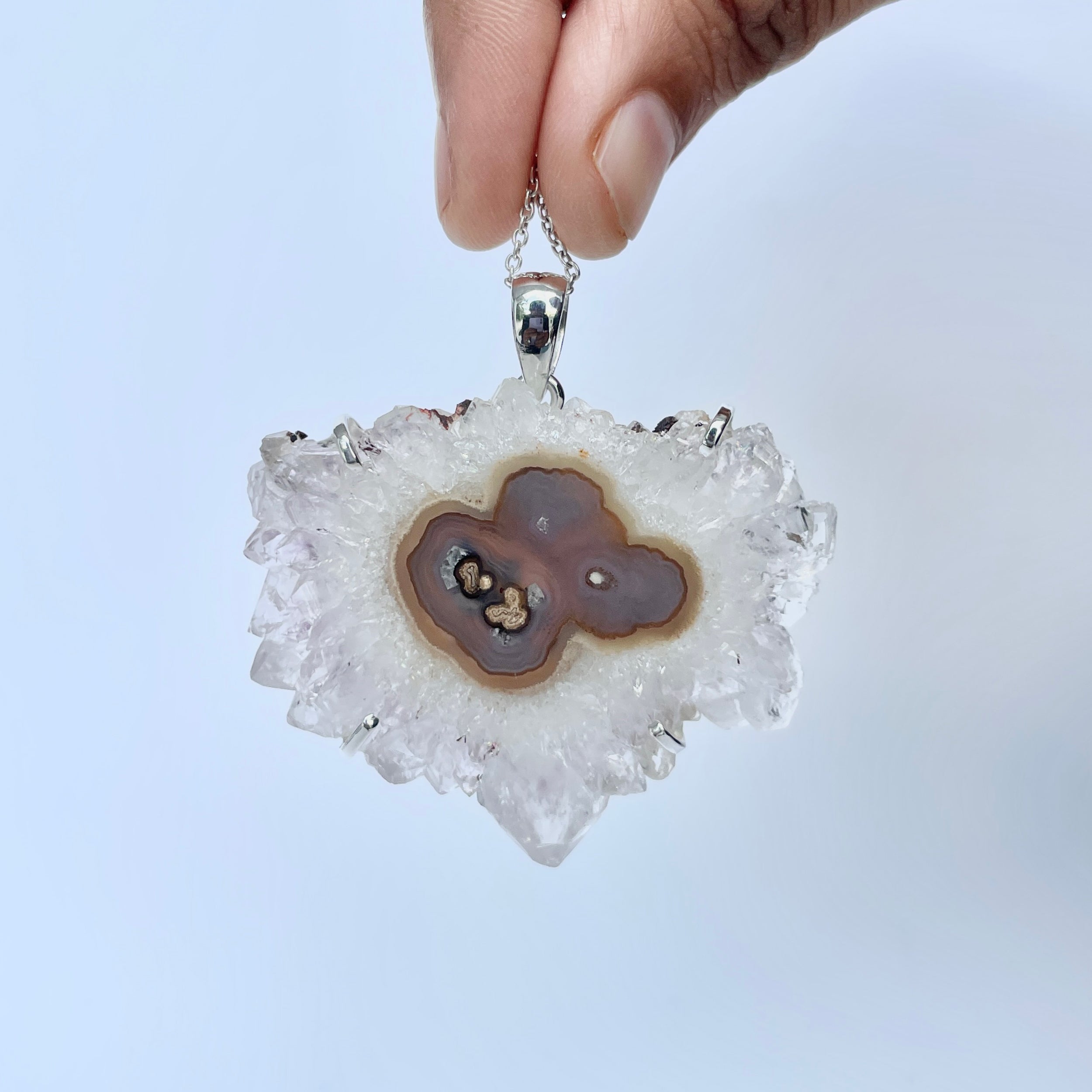 Amethyst Stalactite Pendant-(ASL-P-289.)
